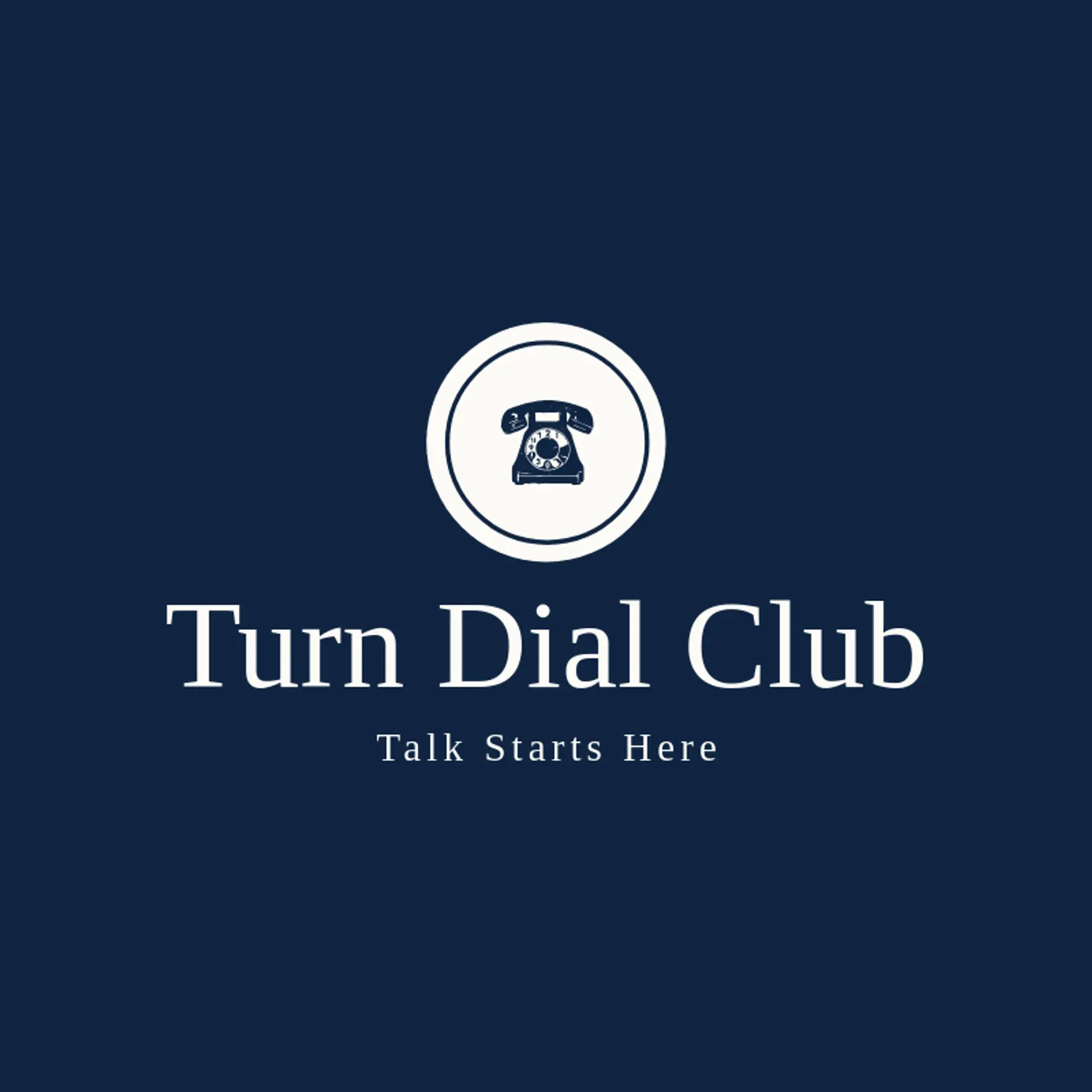 Turn Dial Club logo for telephone