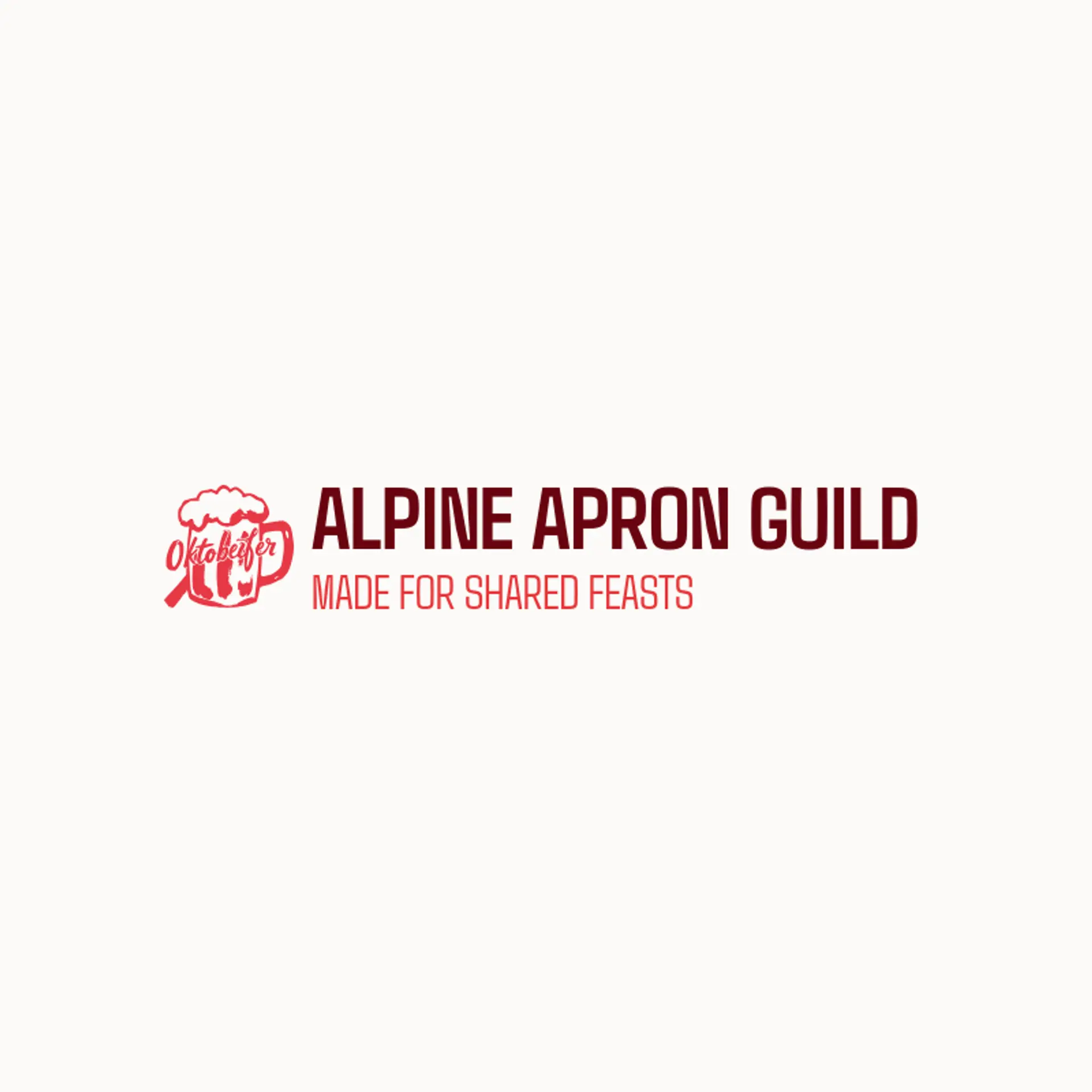 Alpine Apron Guild logo for oktoberfest