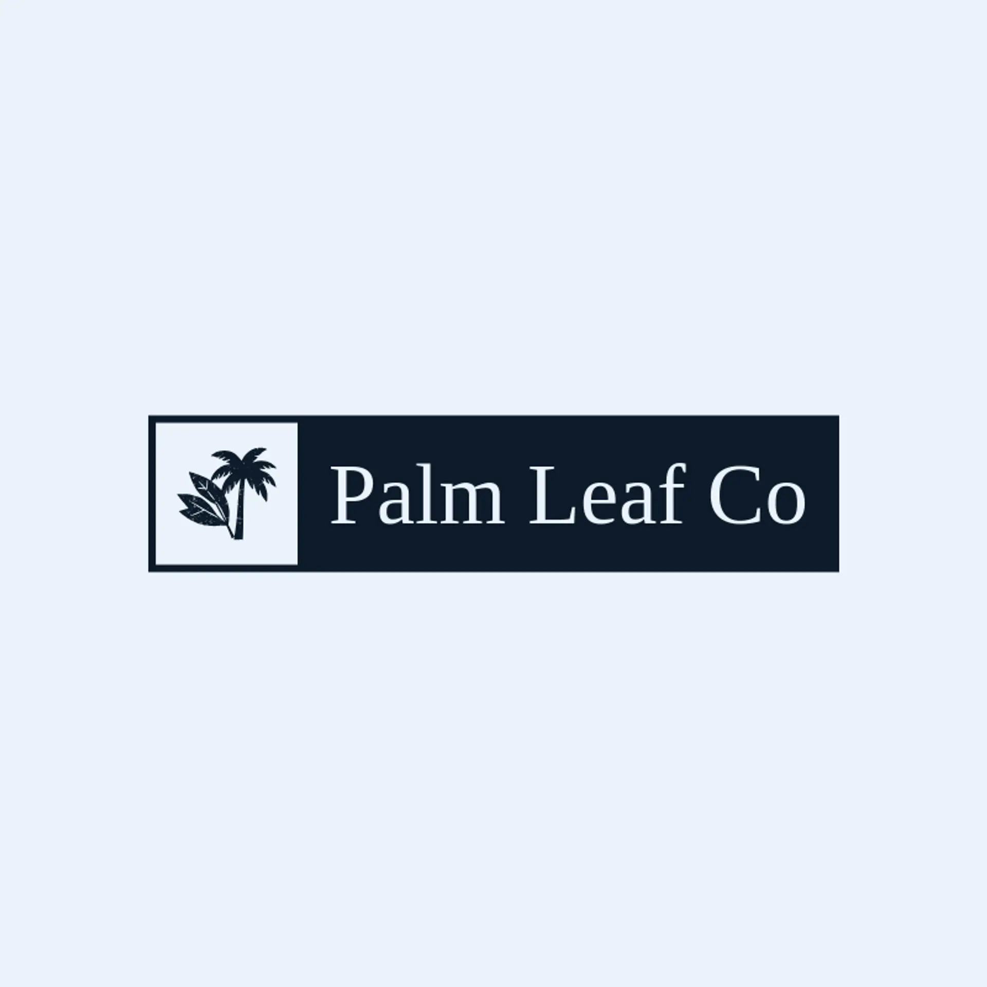 Palm Leaf Co logo for palm tree