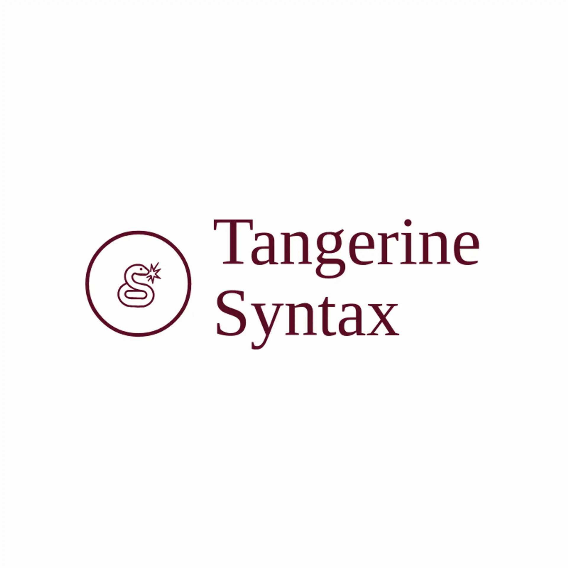 Tangerine Syntax logo for python