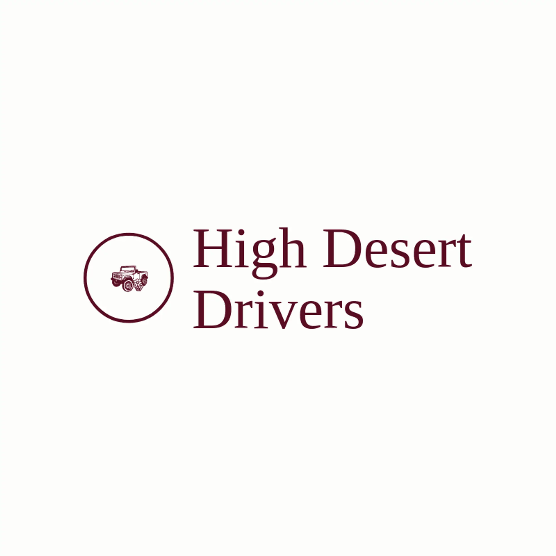High Desert Drivers logo for jeep