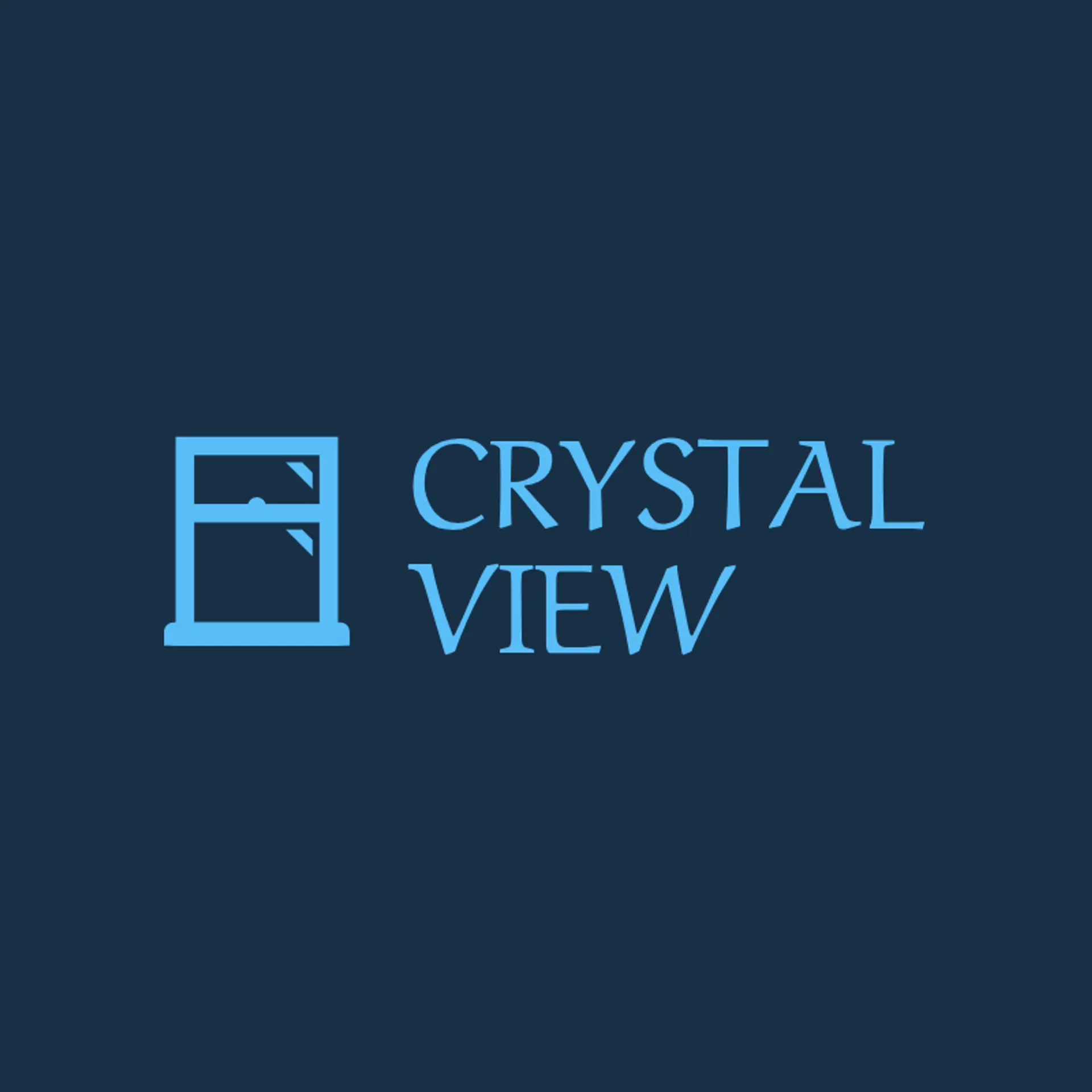 CrystalView Window Cleaning logo for window cleaning