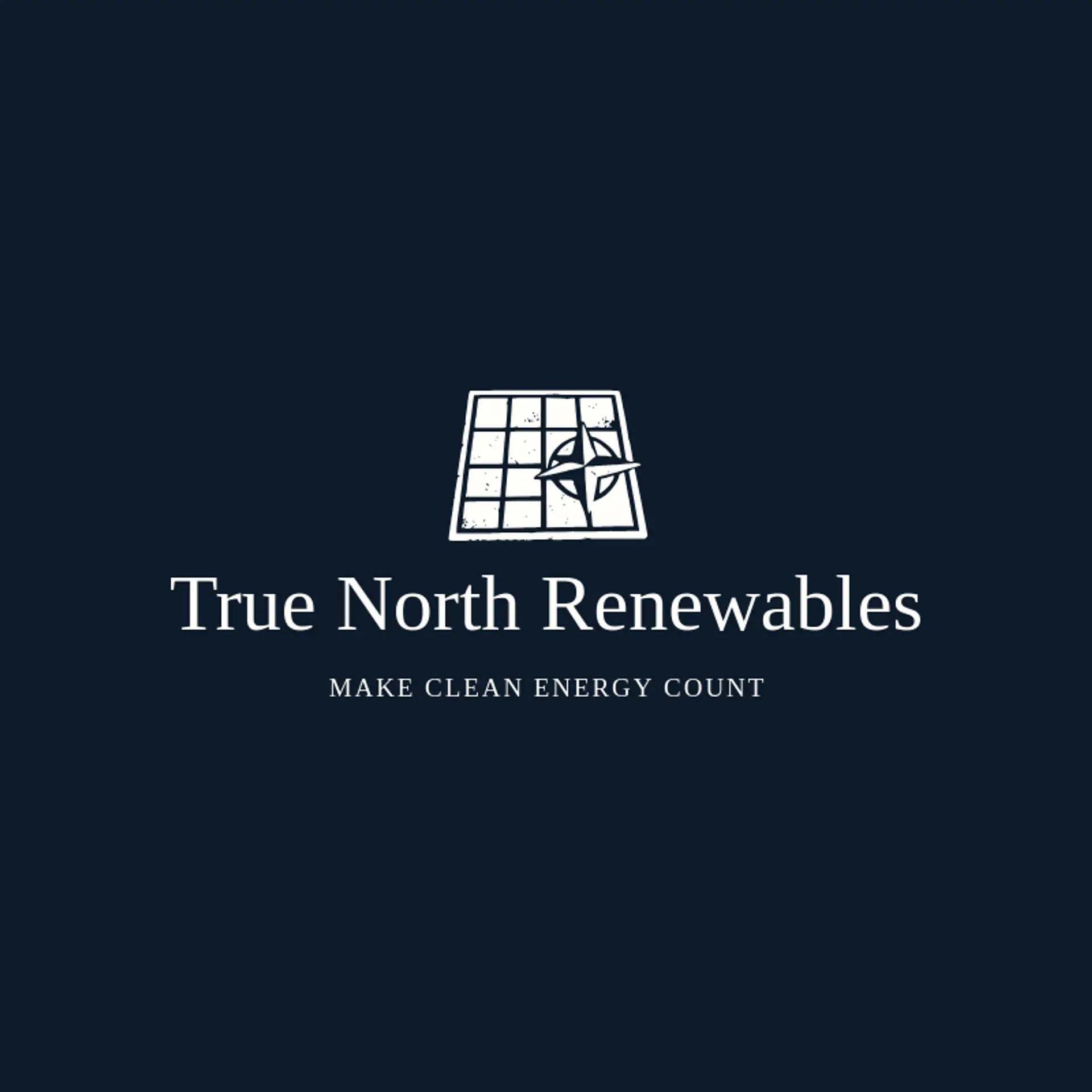 True North Renewables logo for solar panel