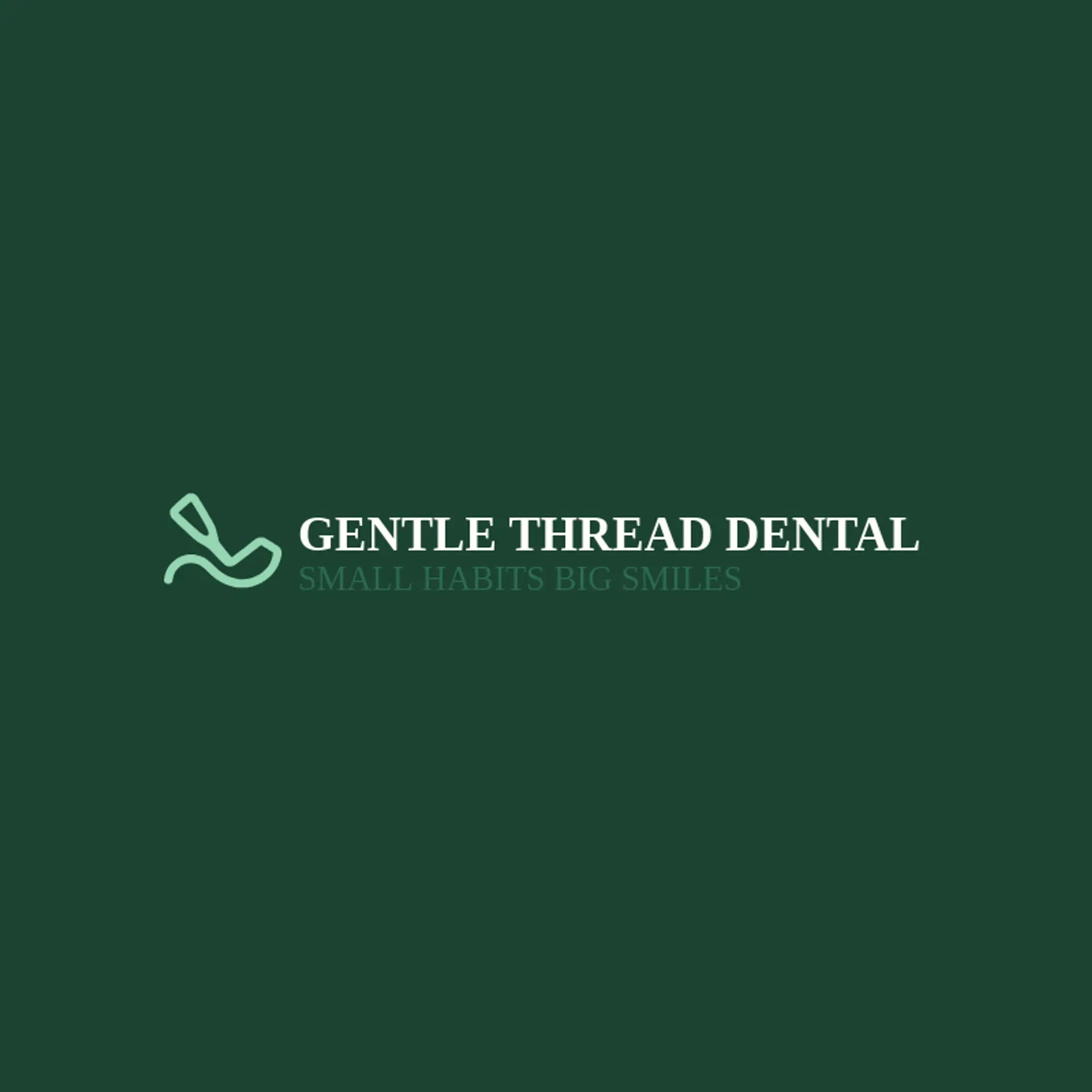 Gentle Thread Dental logo for dentist