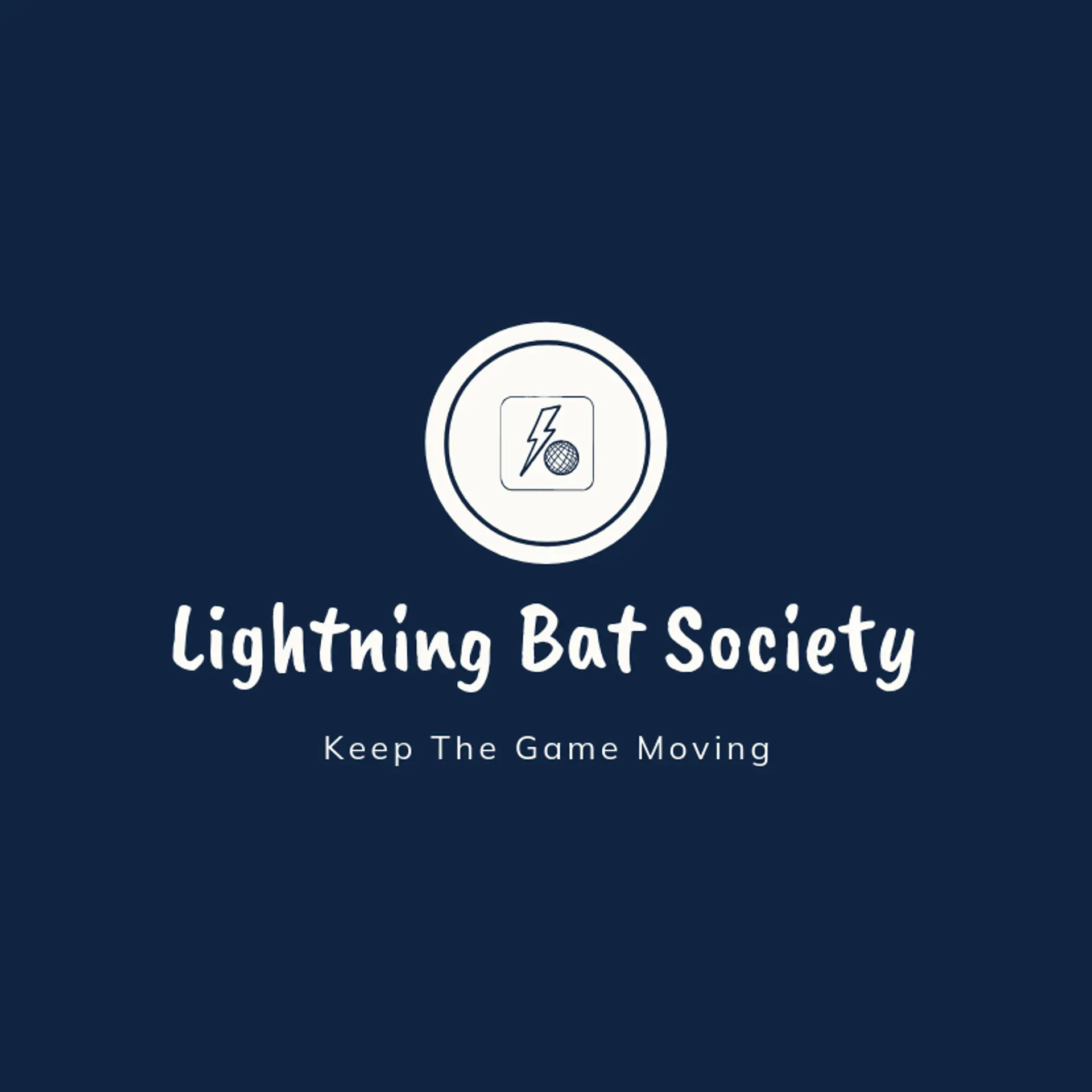 Lightning Bat Society logo for wiffleball