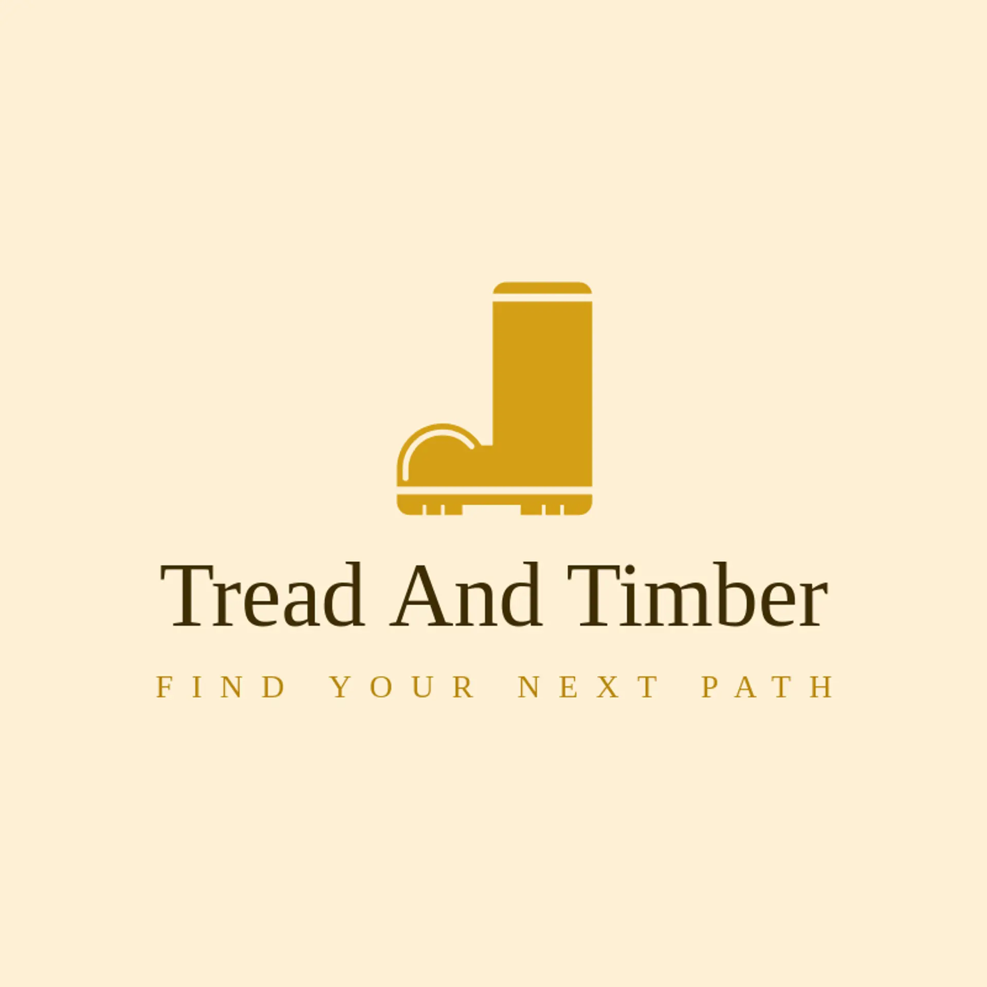 Tread and Timber logo for boot
