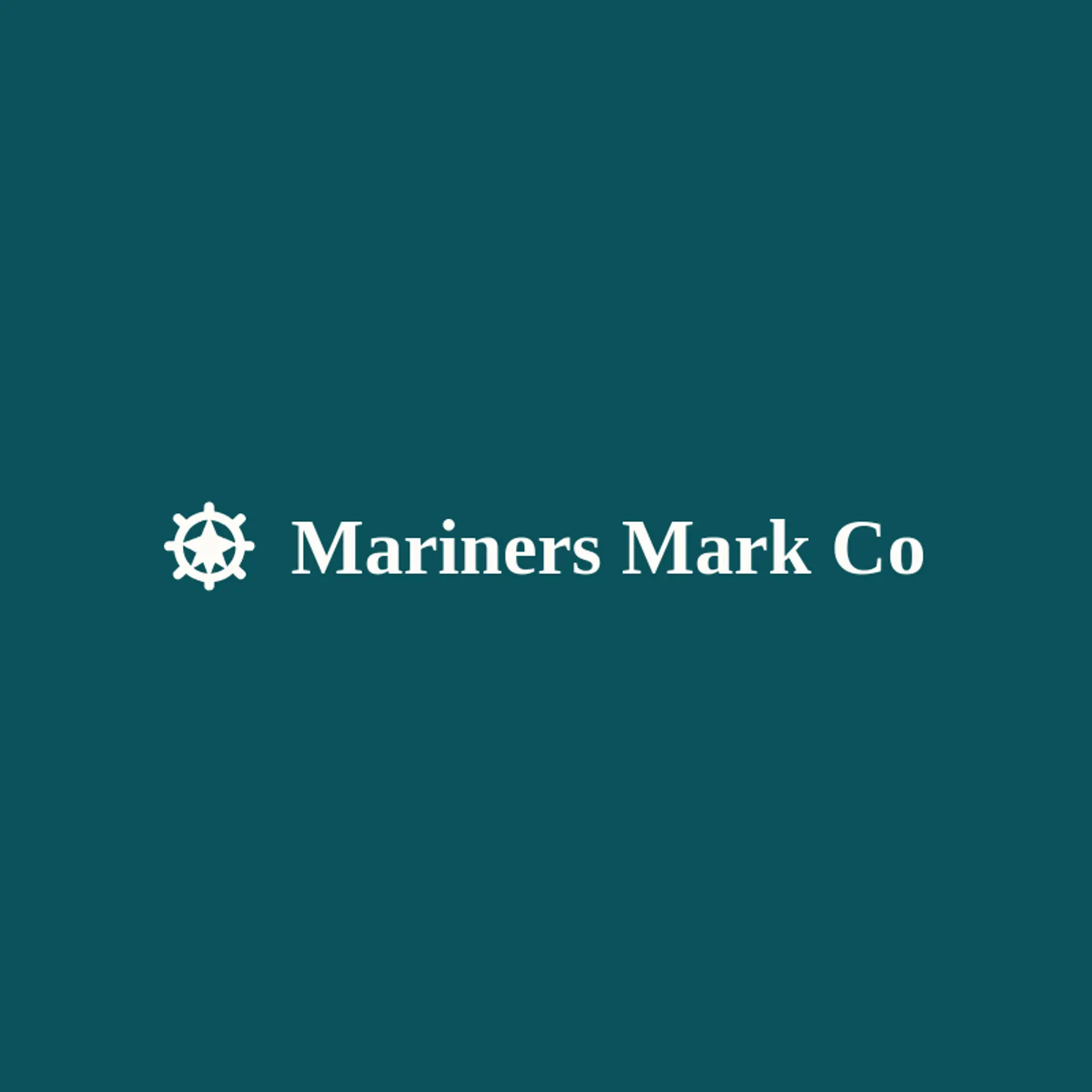 Mariners Mark Co logo for nautical