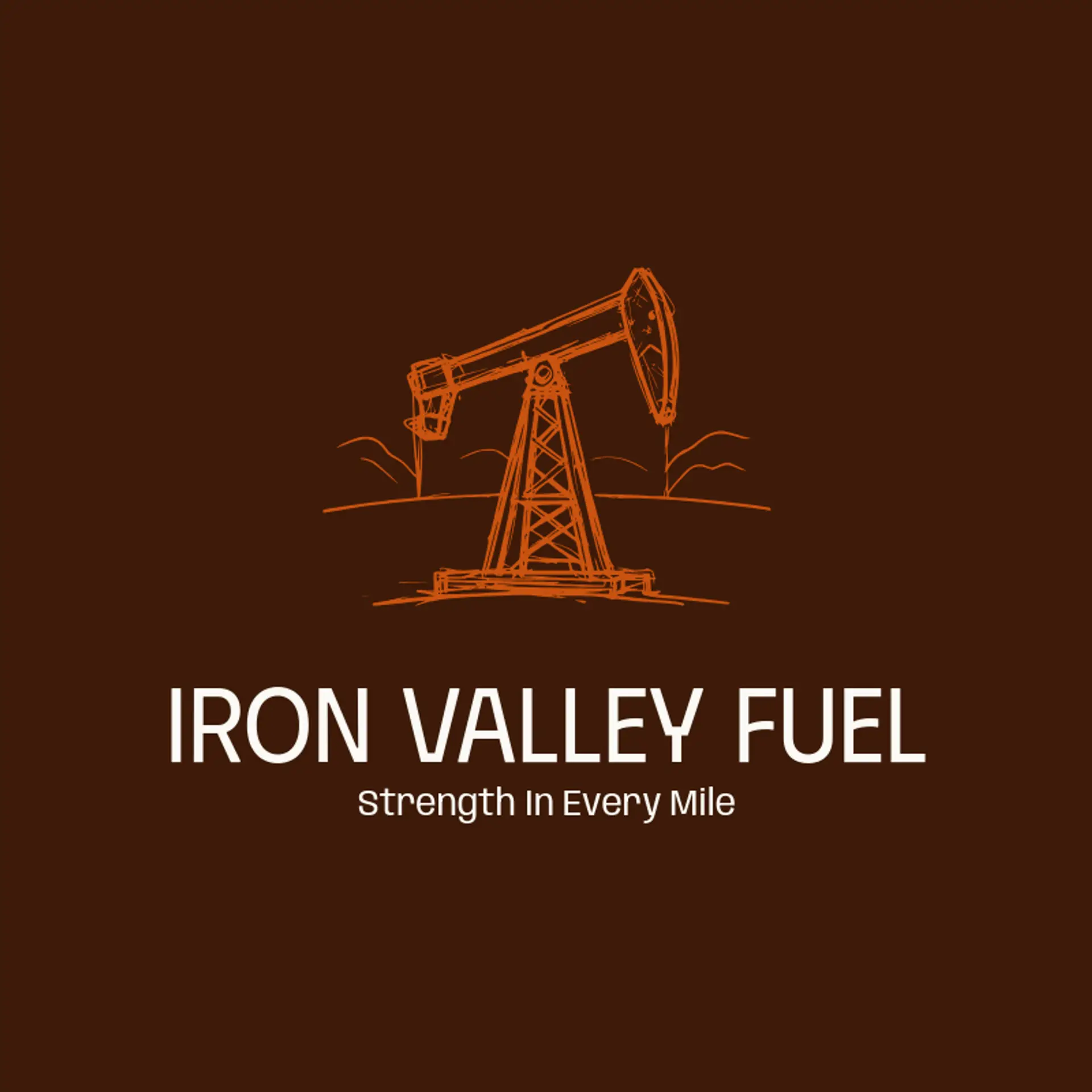 Iron Valley Fuel logo for petrol