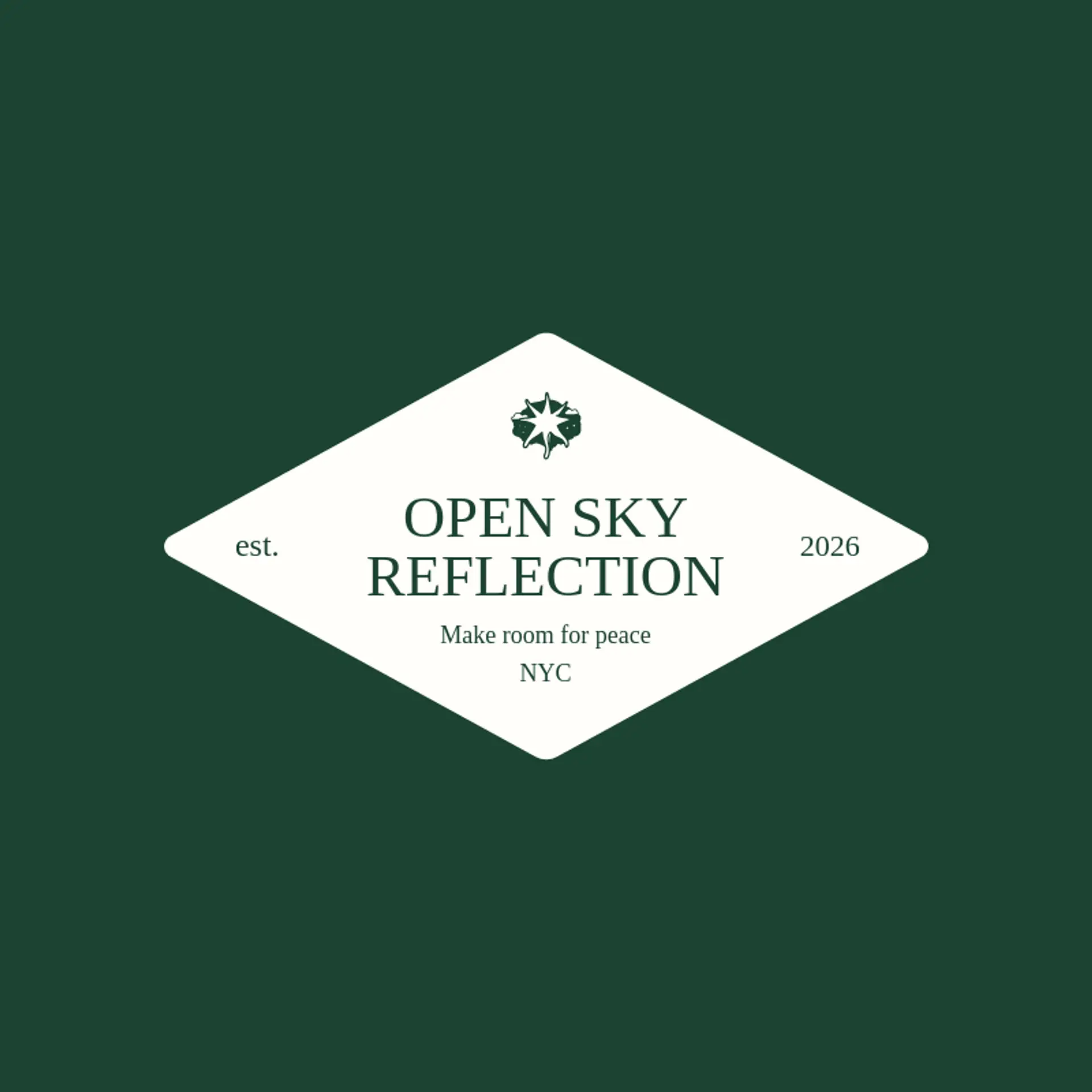 Open Sky Reflection logo for spiritual