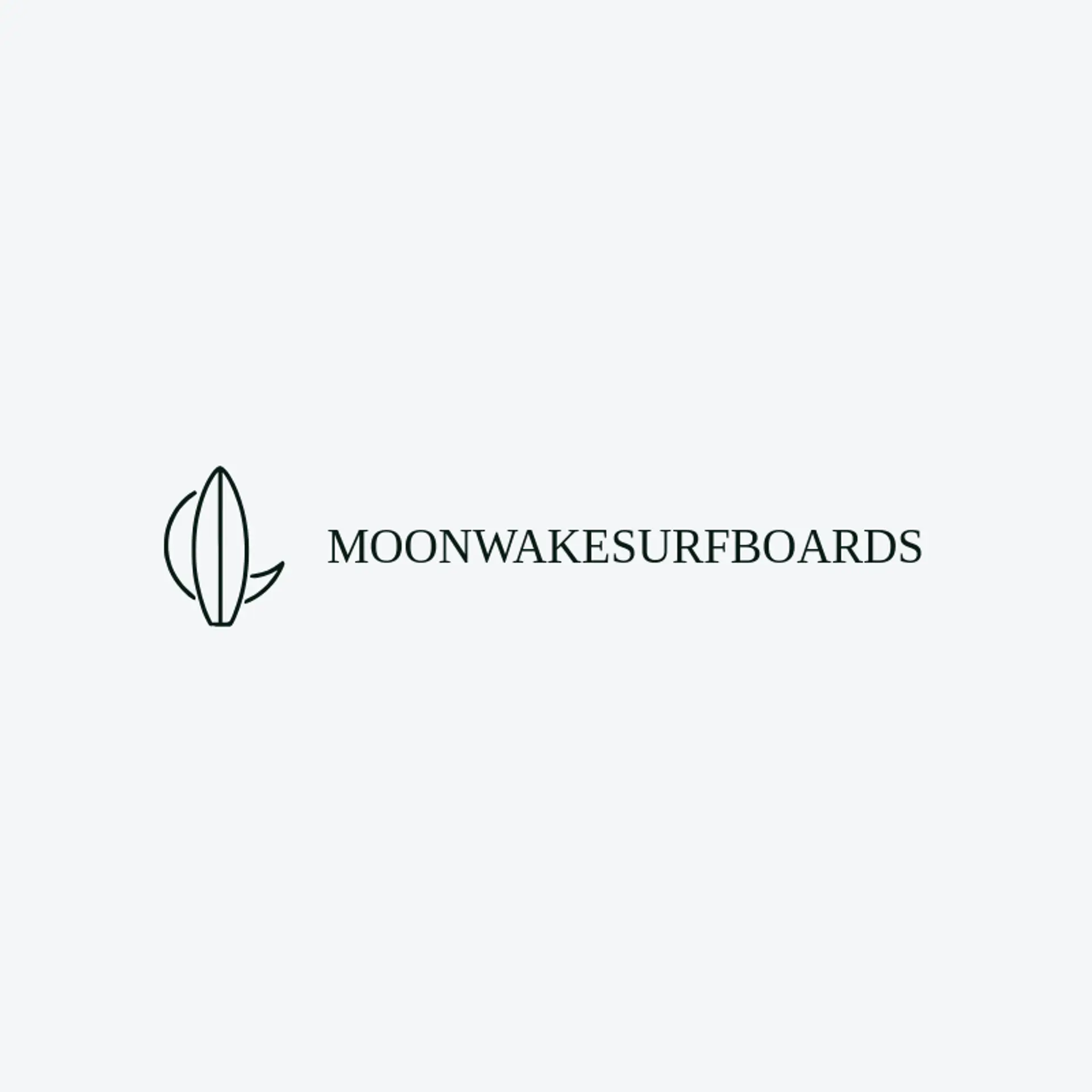 Moonwake Surfboards logo for surfboard