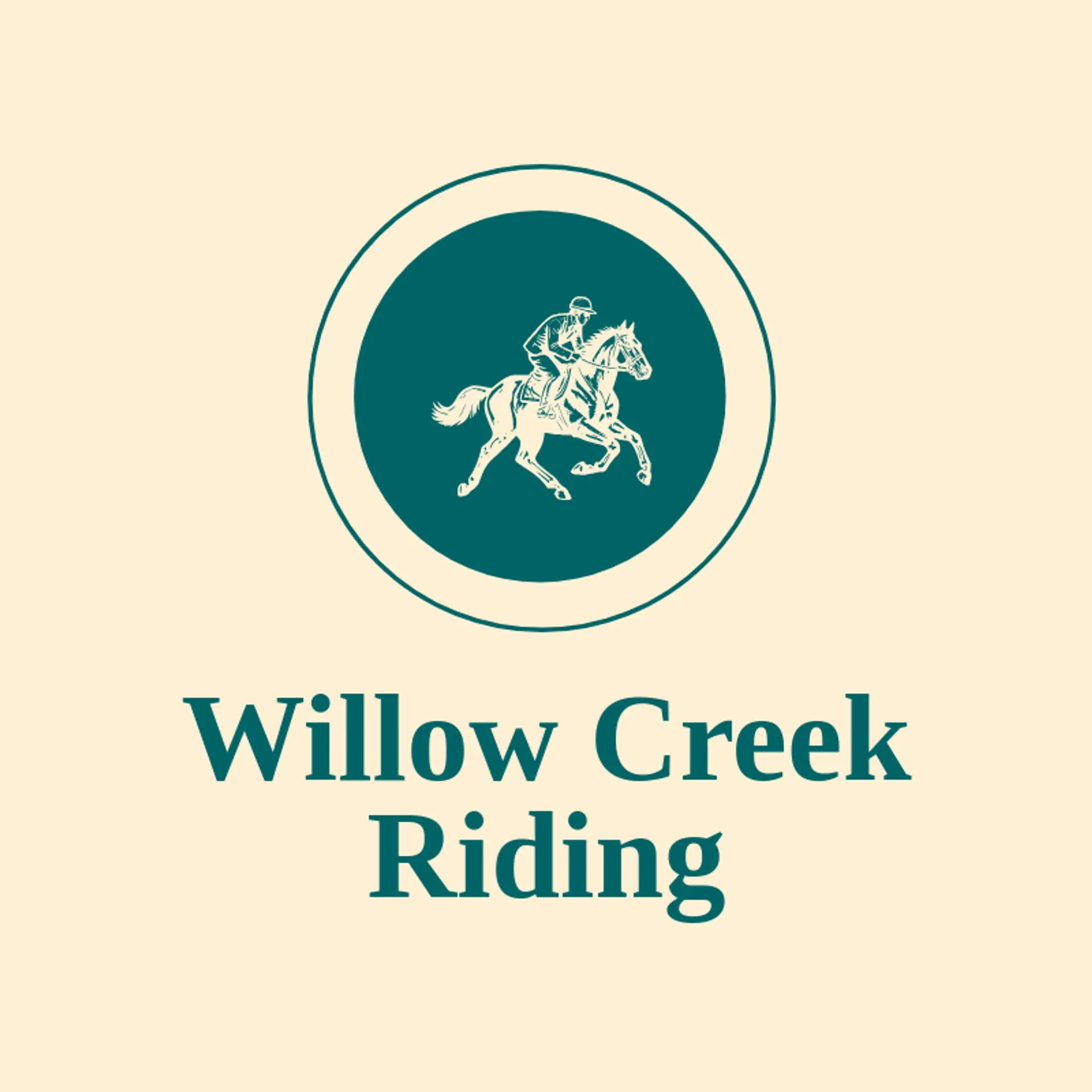 Willow Creek Riding logo for jockey
