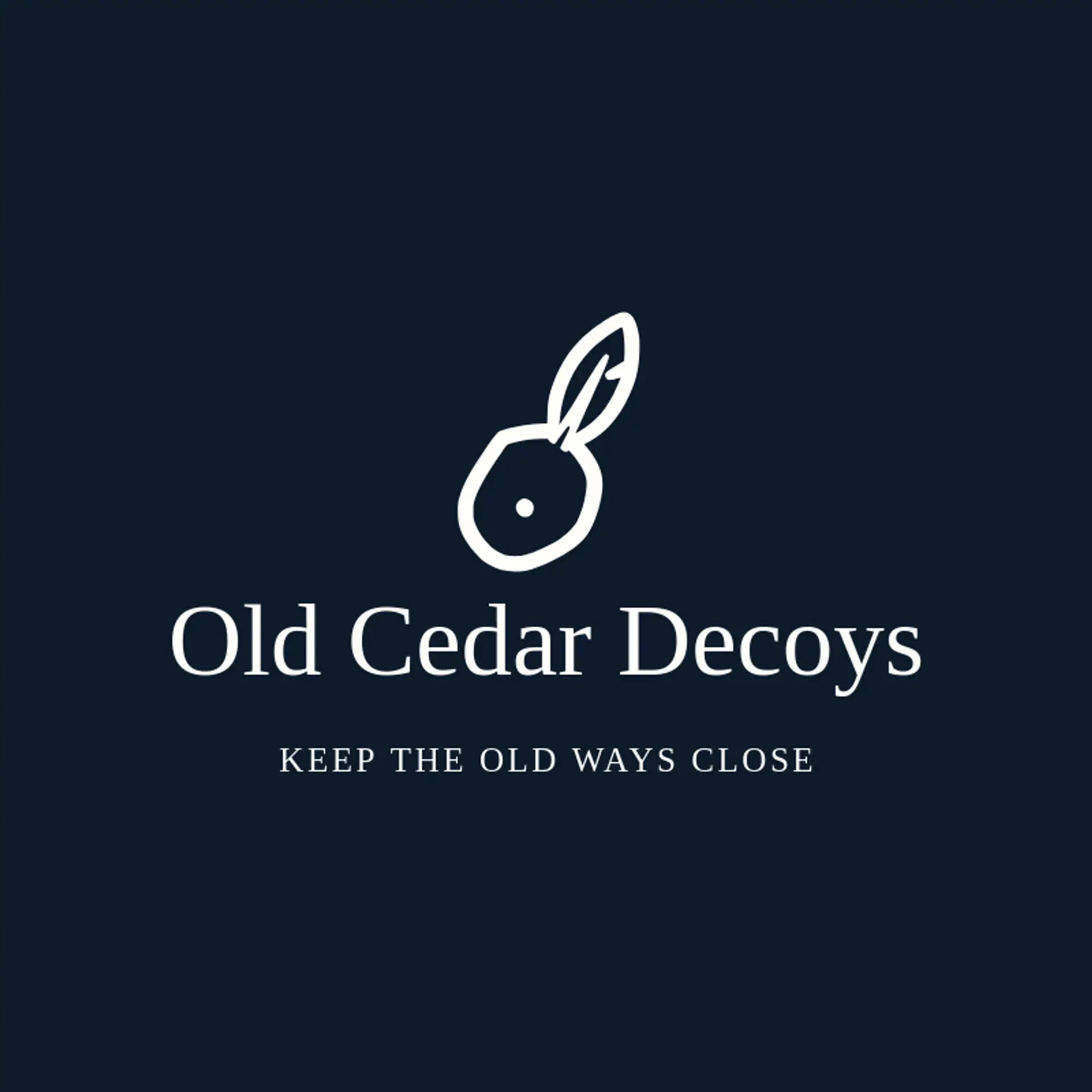 Old Cedar Decoys logo for duck hunting