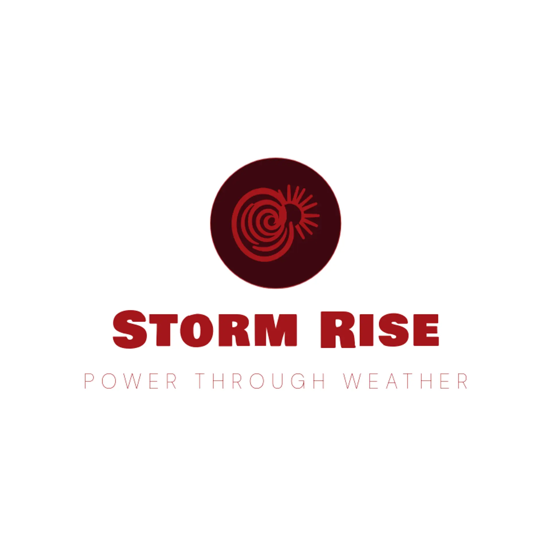 Storm Rise logo for hurricane