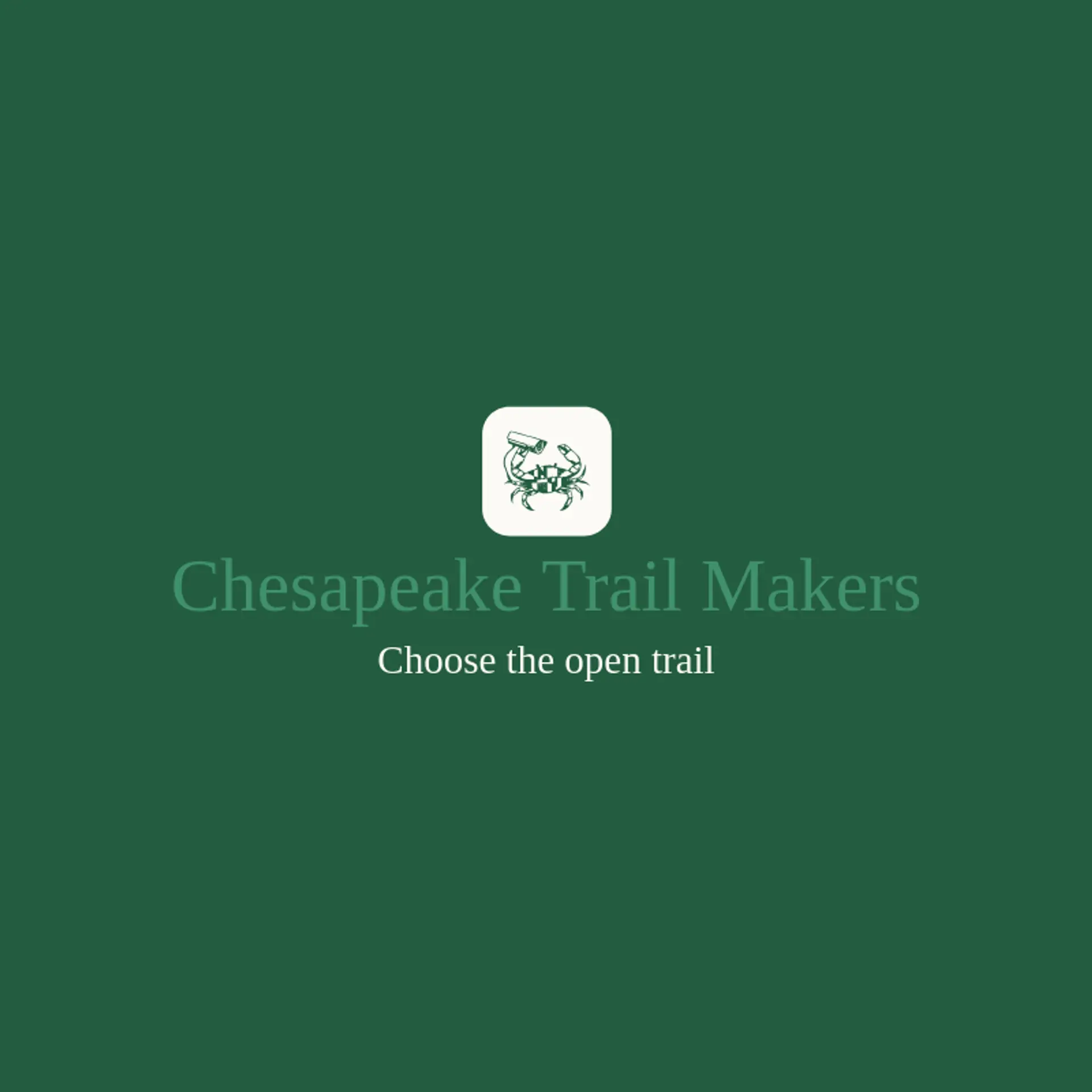 Chesapeake Trail Makers logo for maryland