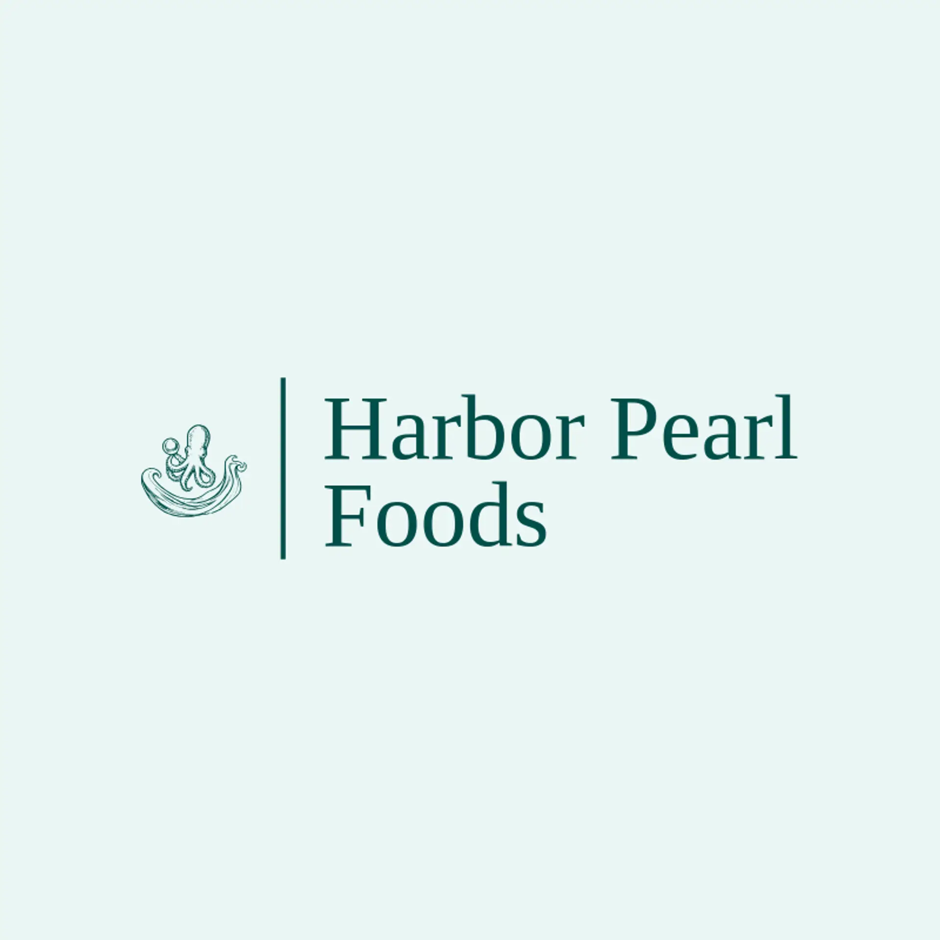 Harbor Pearl Foods logo for squid