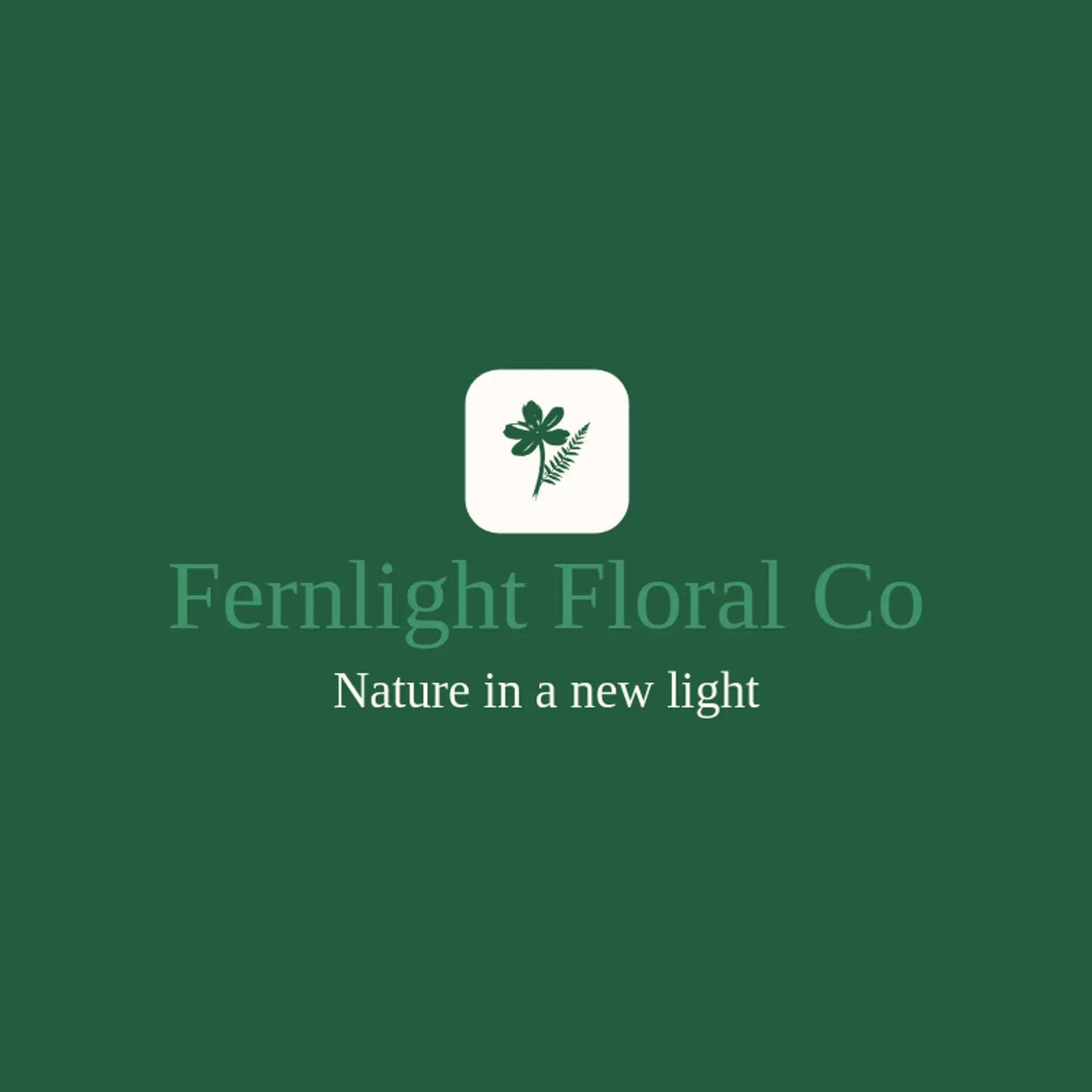 Fernlight Floral Co logo for blossom