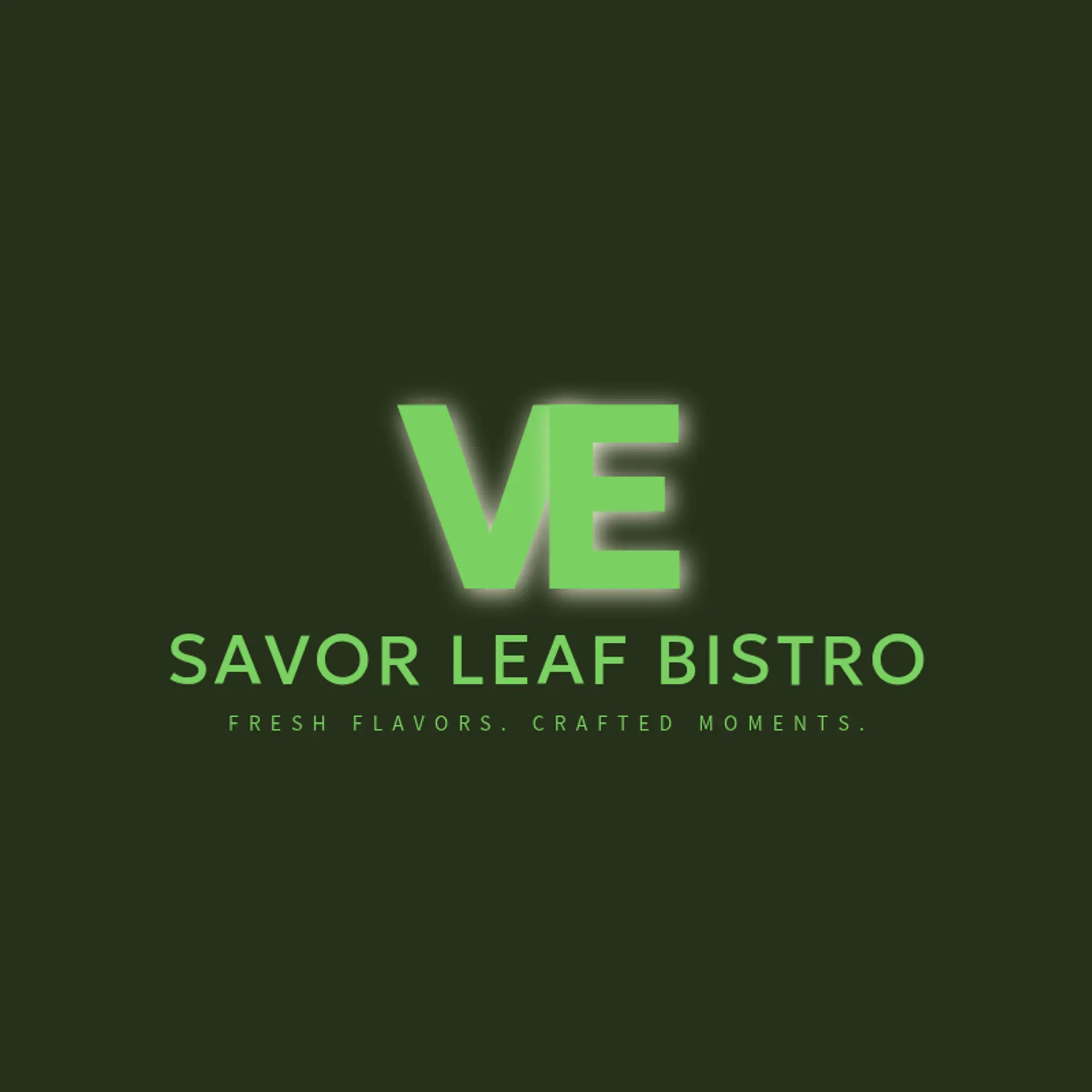 Fork & Flavor logo for food restaurant