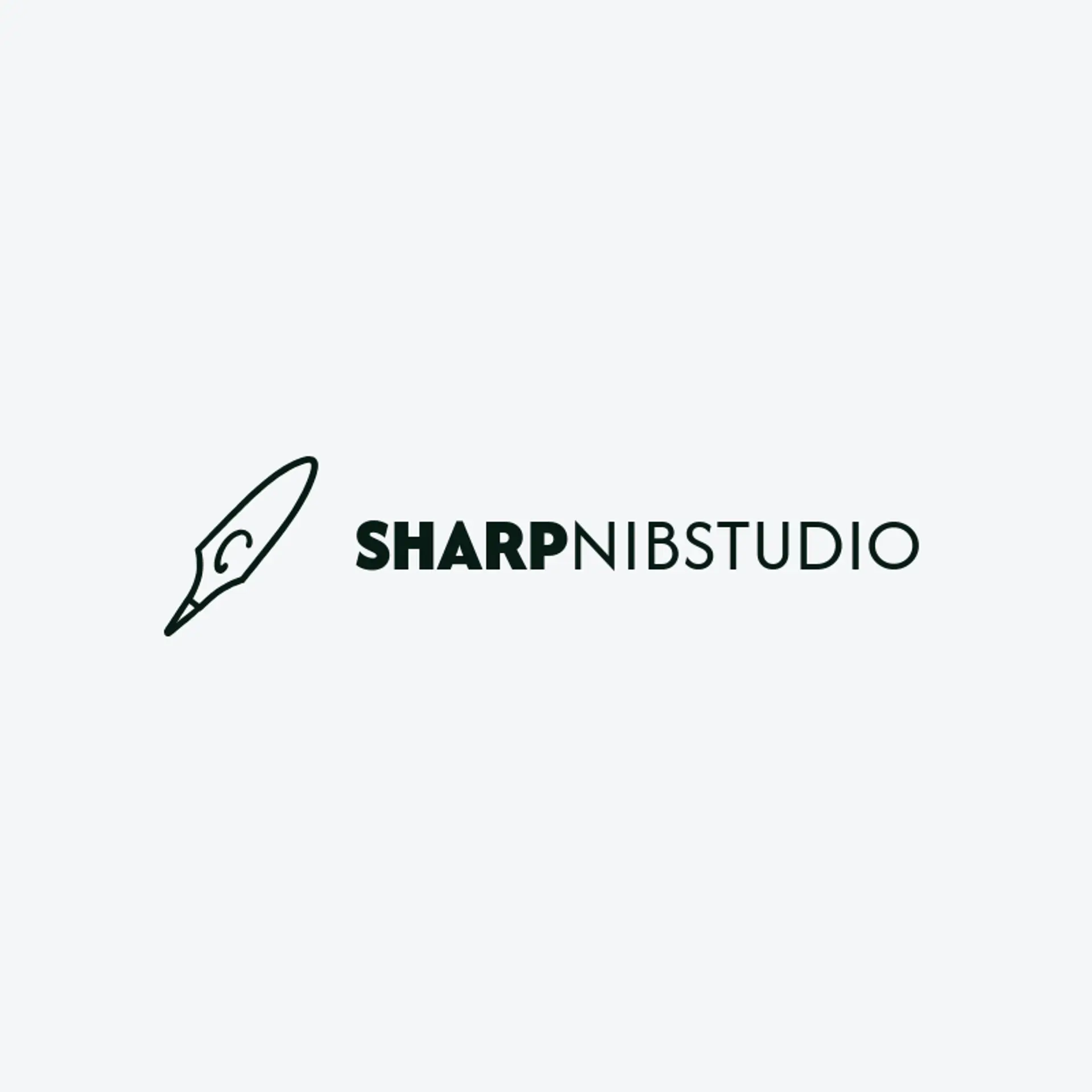 Sharp Nib Studio logo for pen