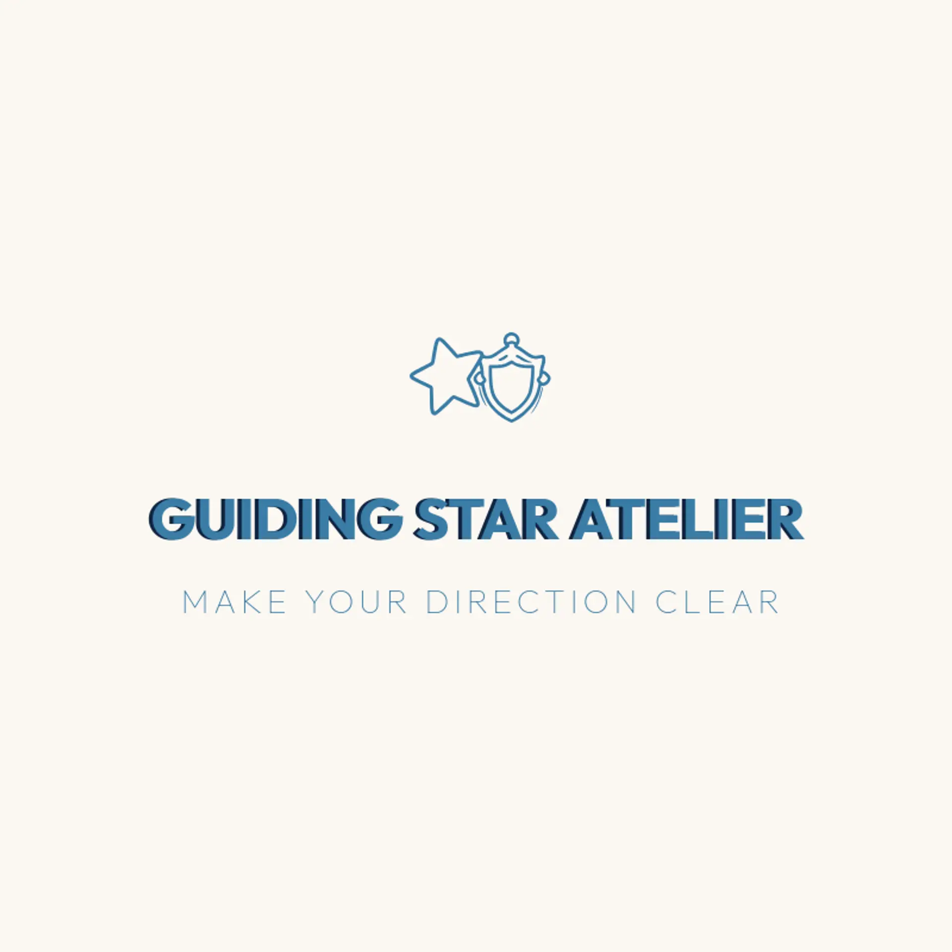 Guiding Star Atelier logo for crest
