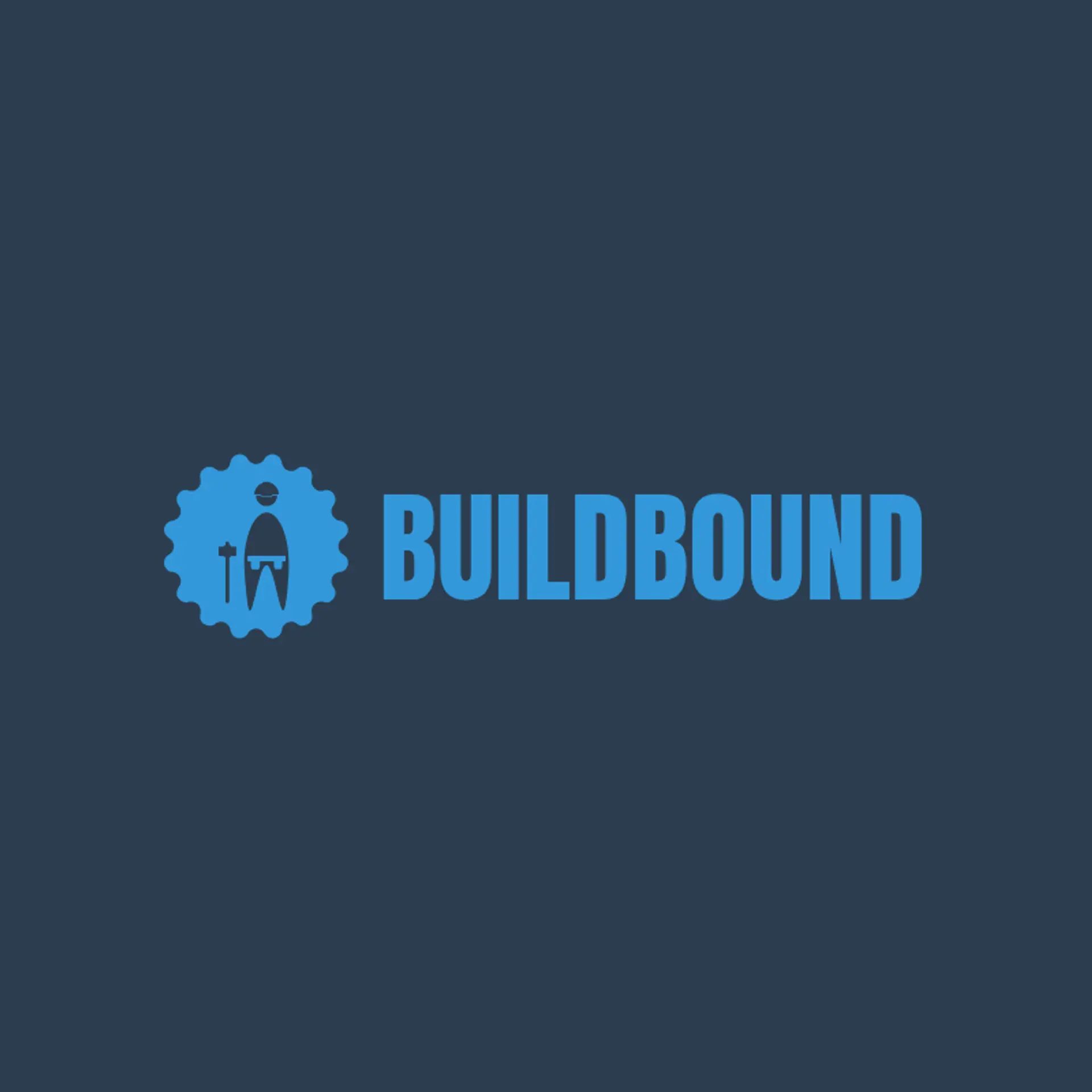 BuildBound logo for construction house