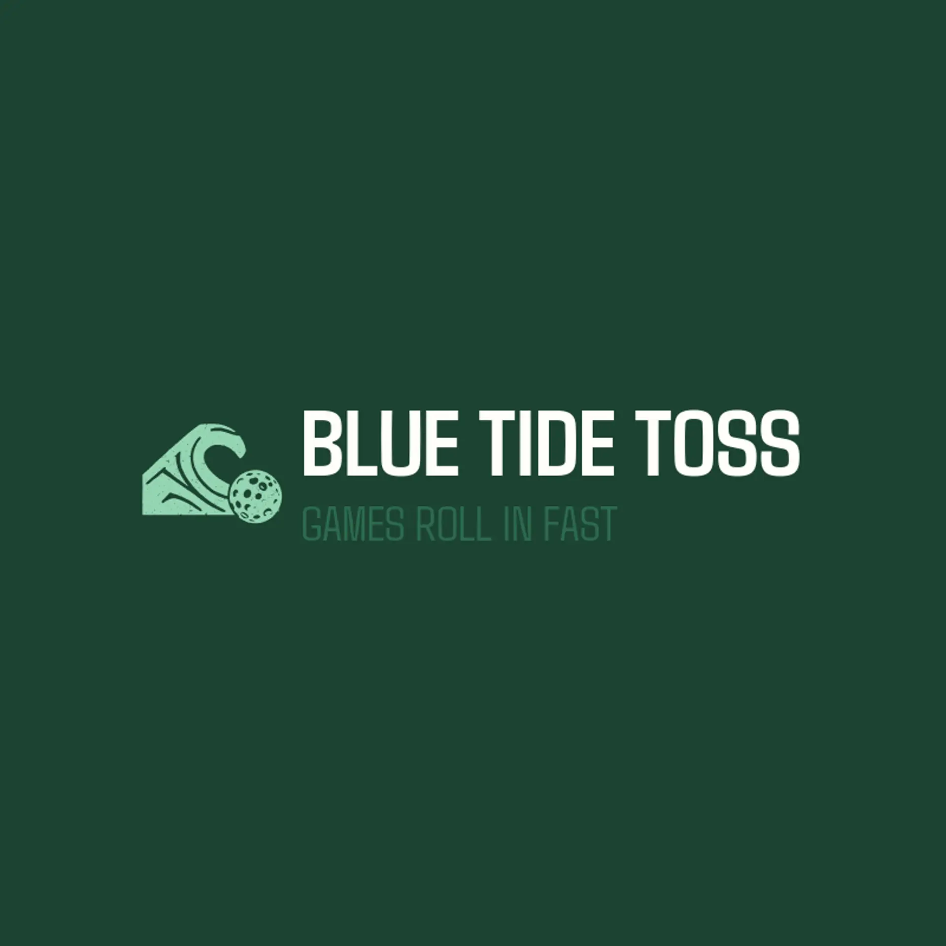 Blue Tide Toss logo for wiffleball