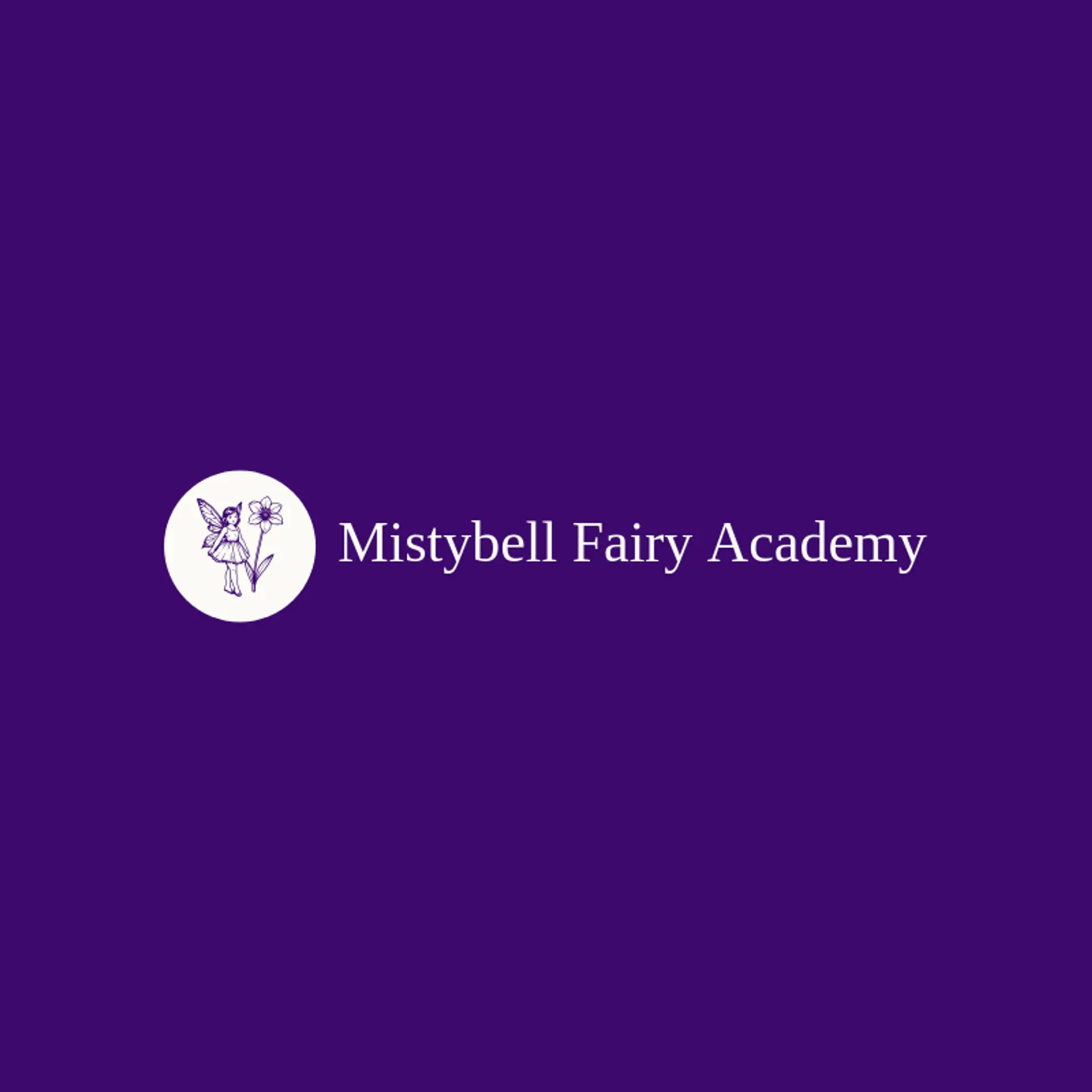 Mistybell Fairy Academy logo for fairy