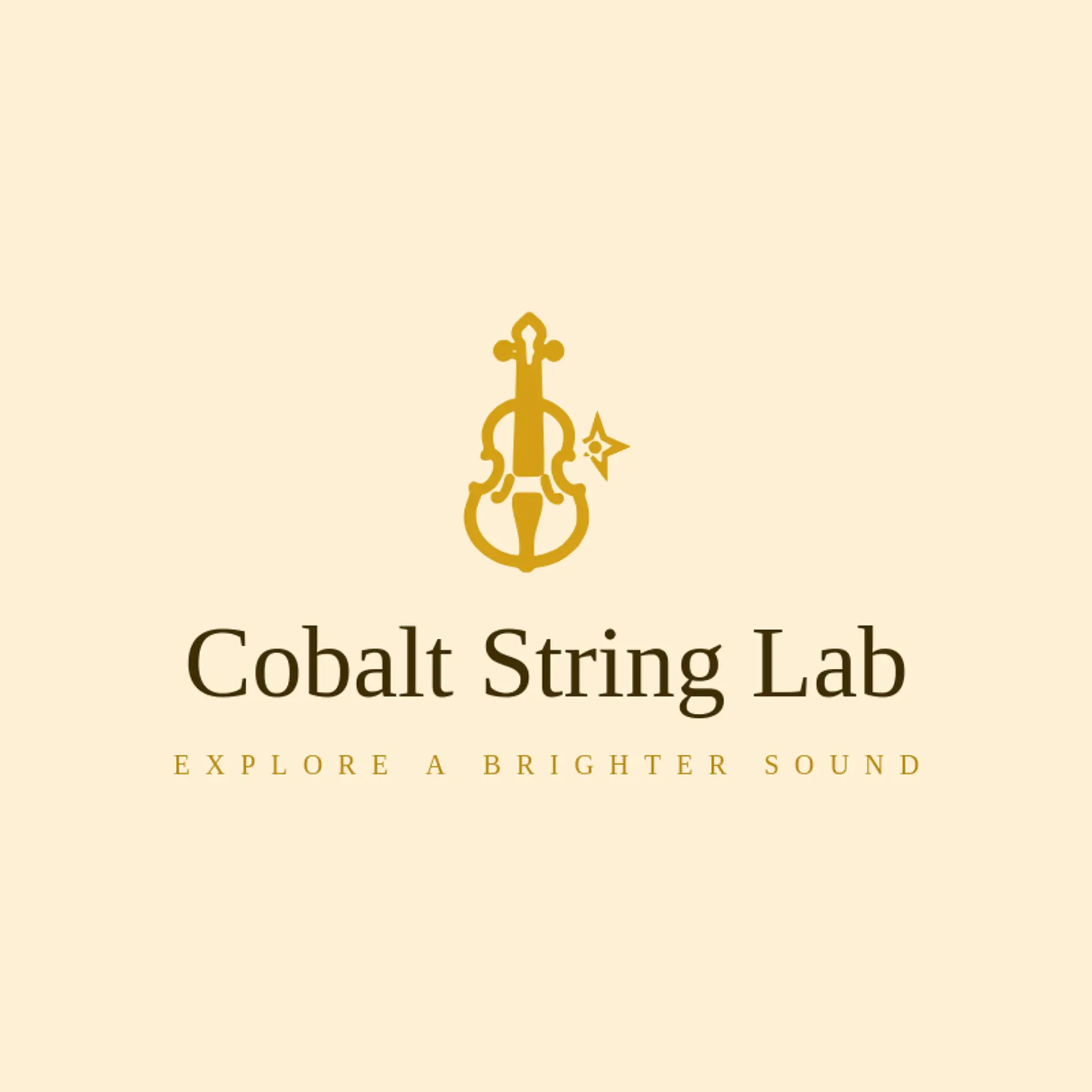 Cobalt String Lab logo for violin