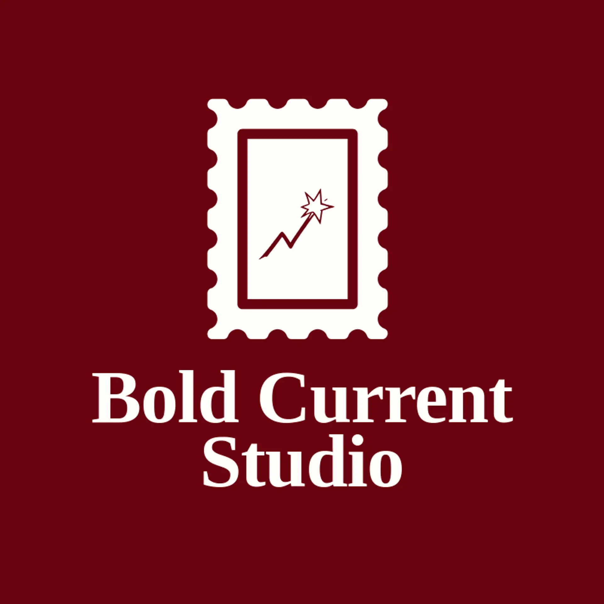 Bold Current Studio logo for digital agency