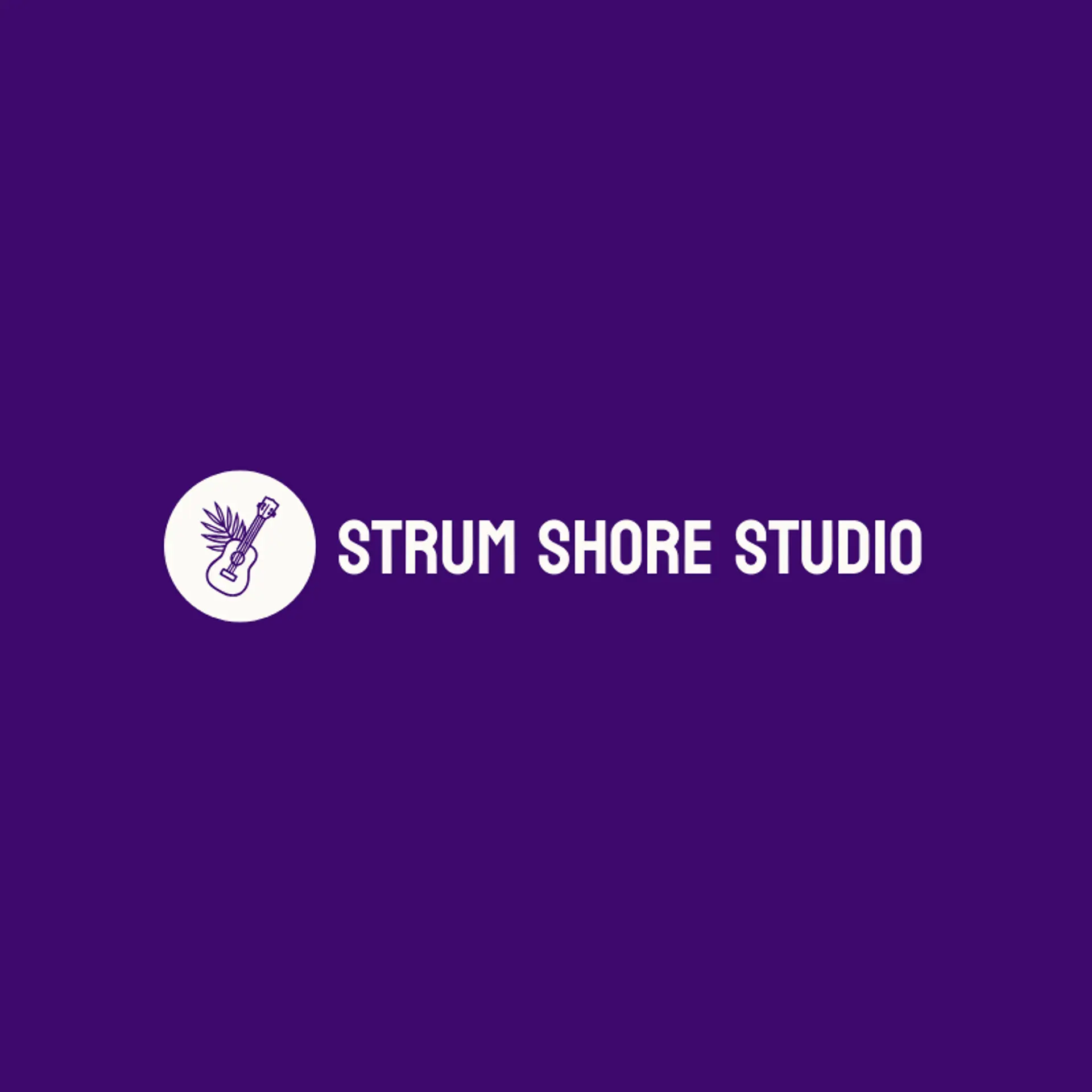 Strum Shore Studio logo for hawaii