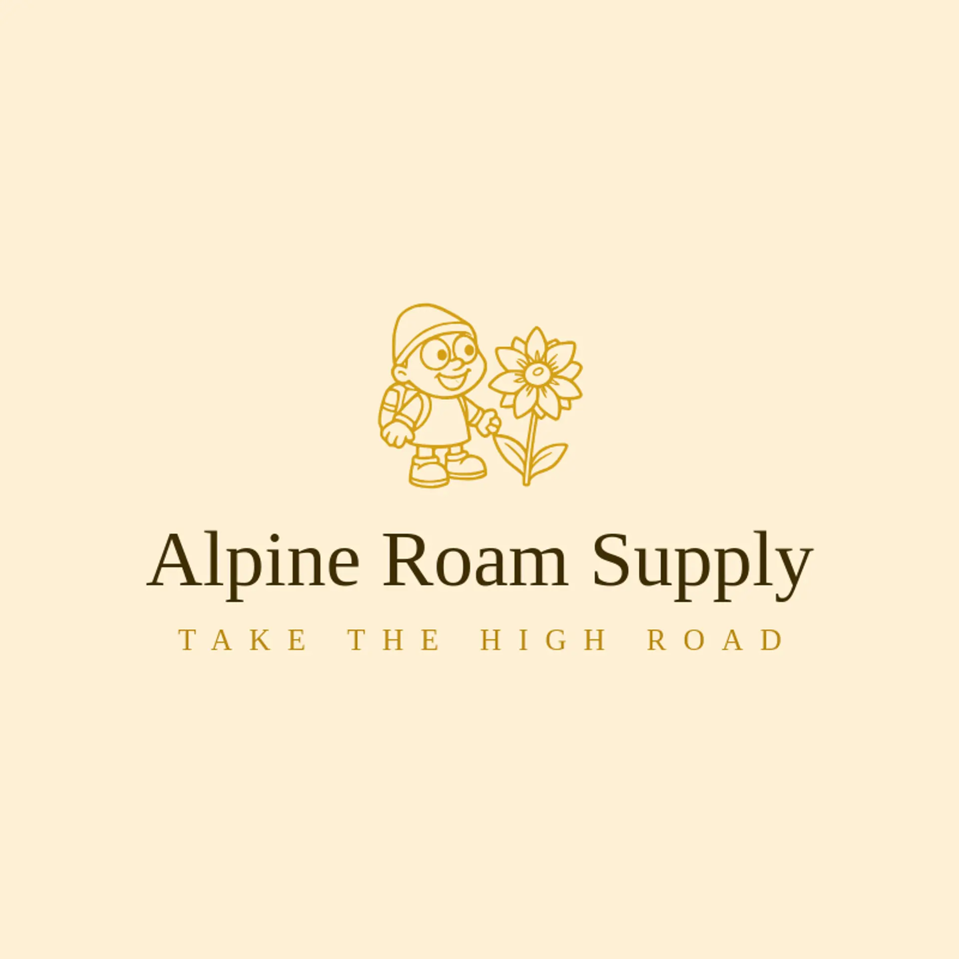 Alpine Roam Supply logo for nomad