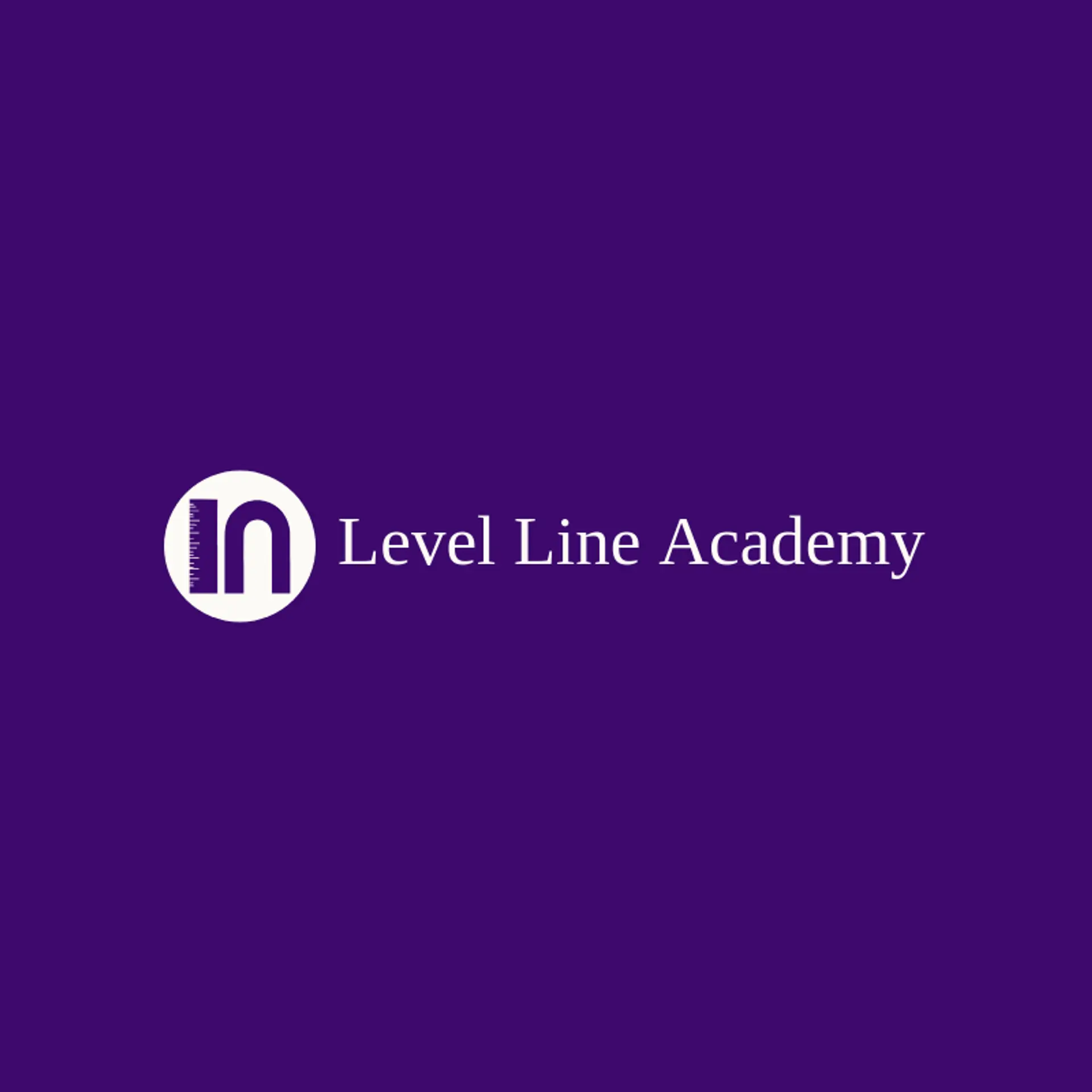 Level Line Academy logo for drawing
