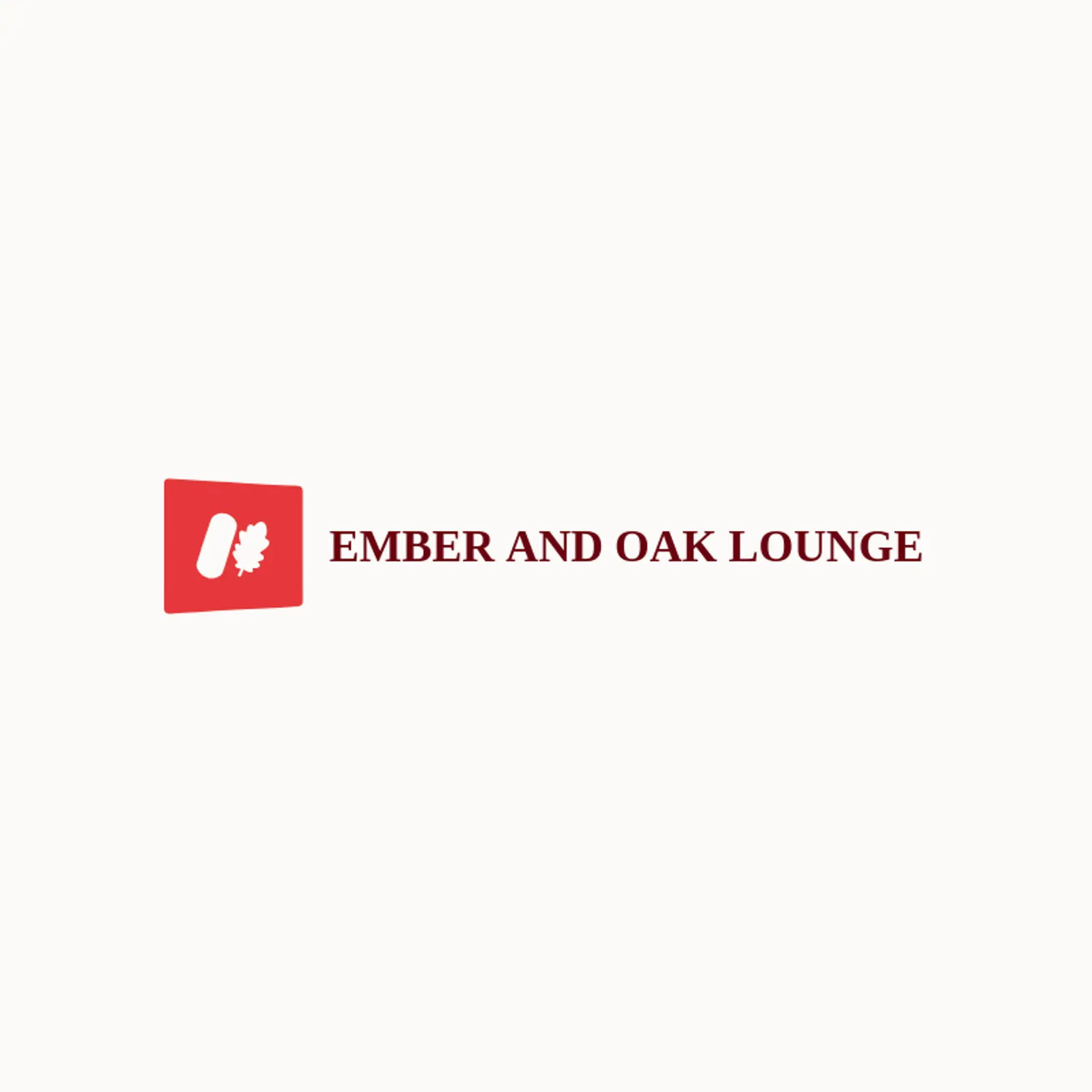 Ember and Oak Lounge logo for cigar