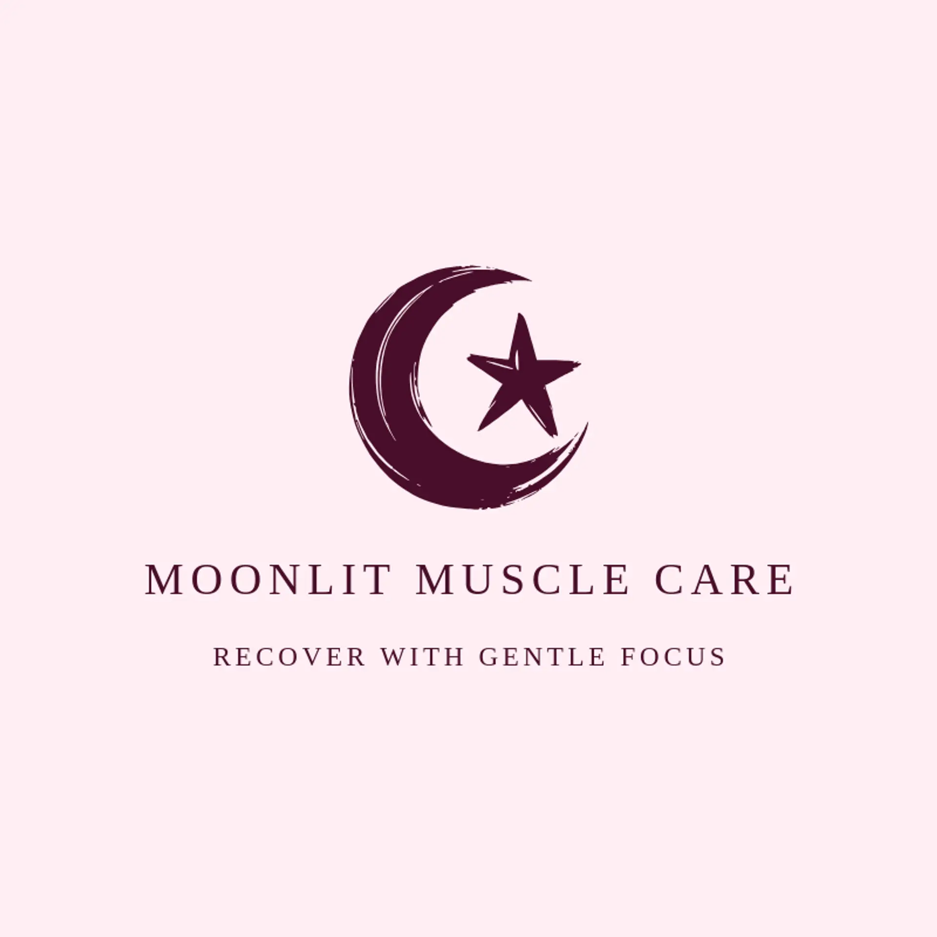 Moonlit Muscle Care logo for massage