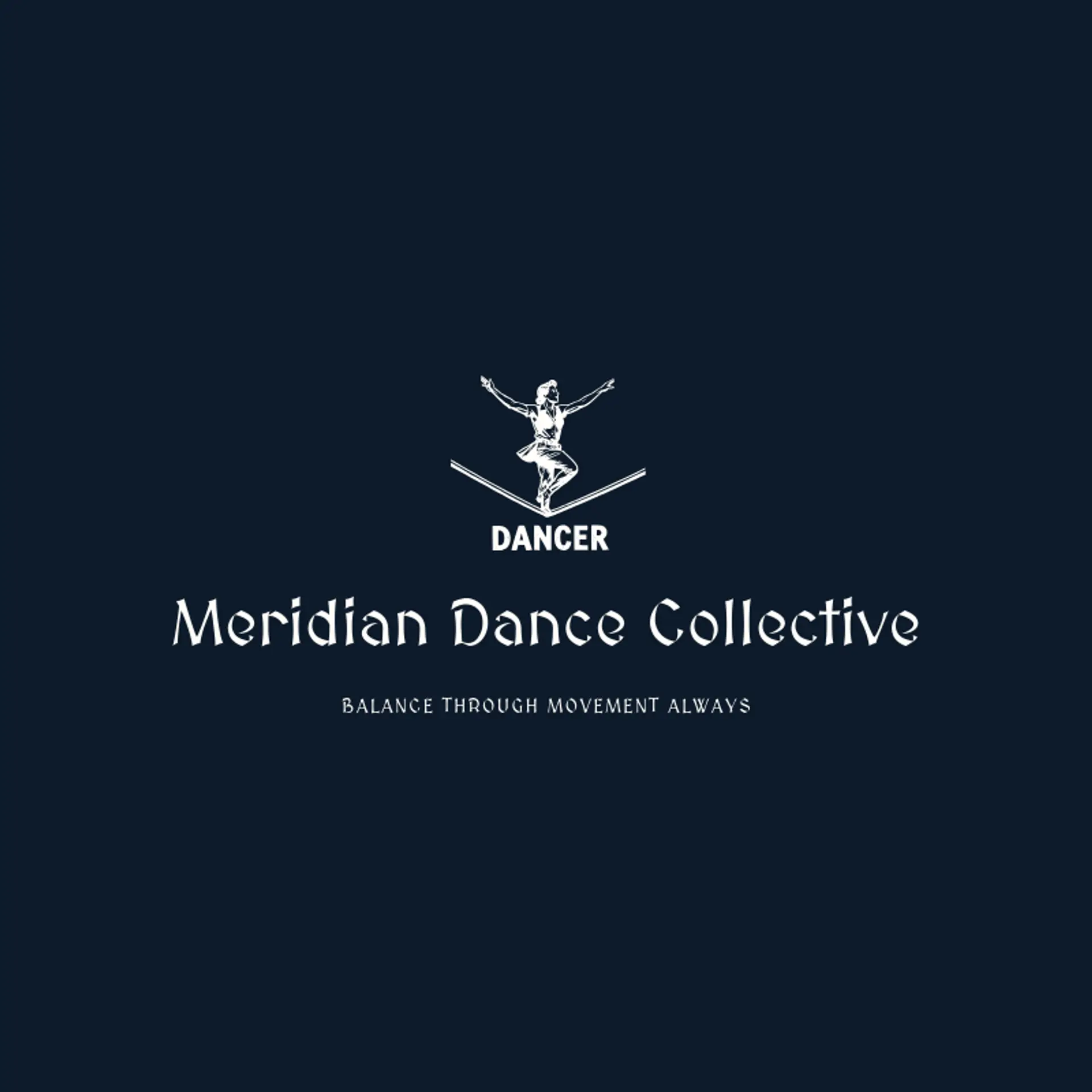 Meridian Dance Collective logo for dance