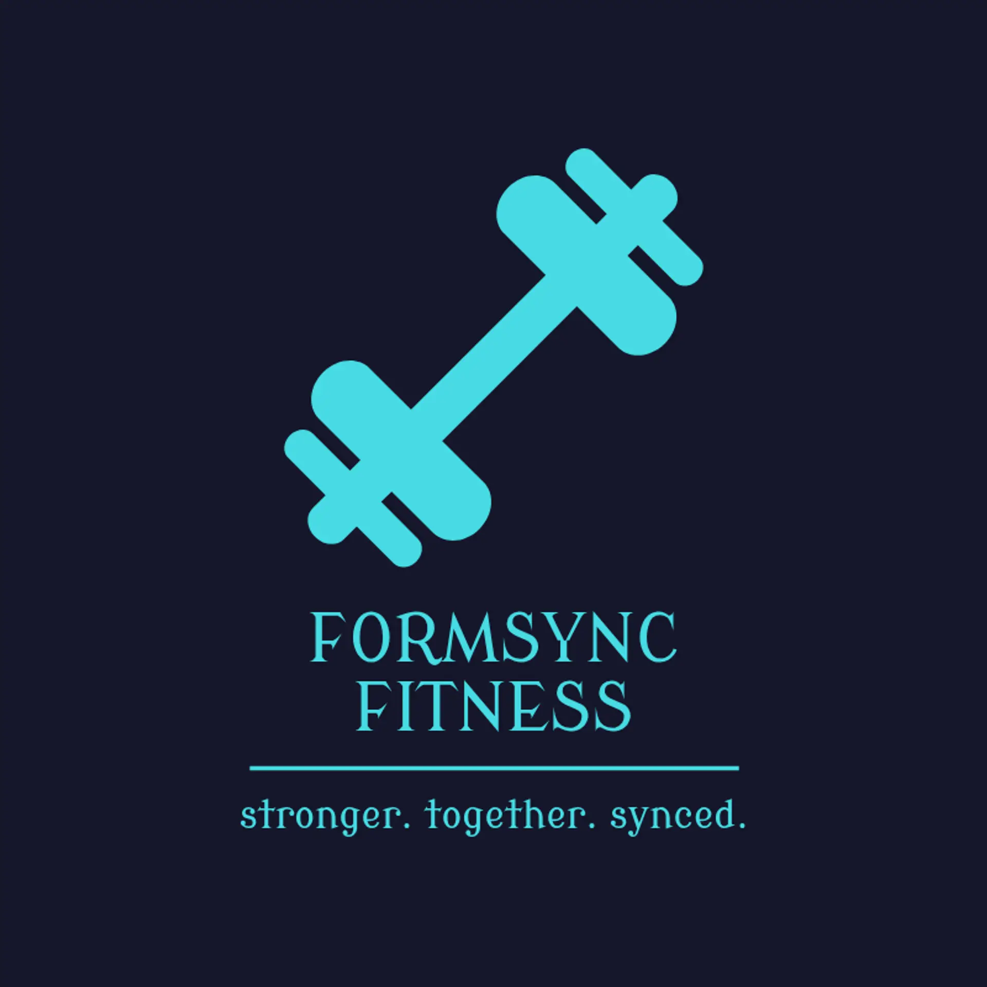 FormSync Fitness logo for fitness club