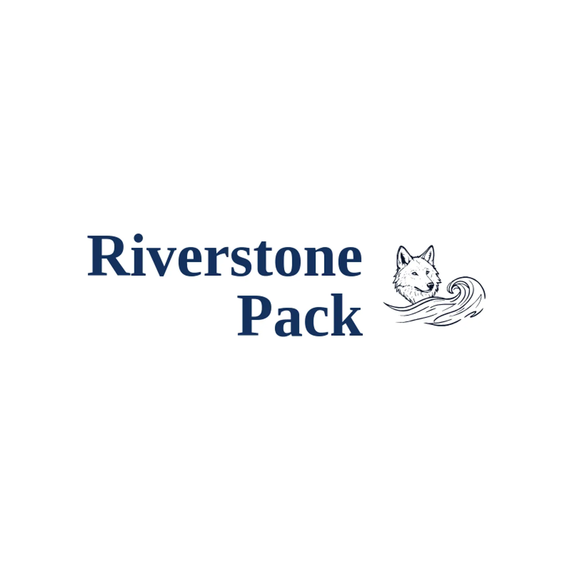Riverstone Pack logo for wolf head