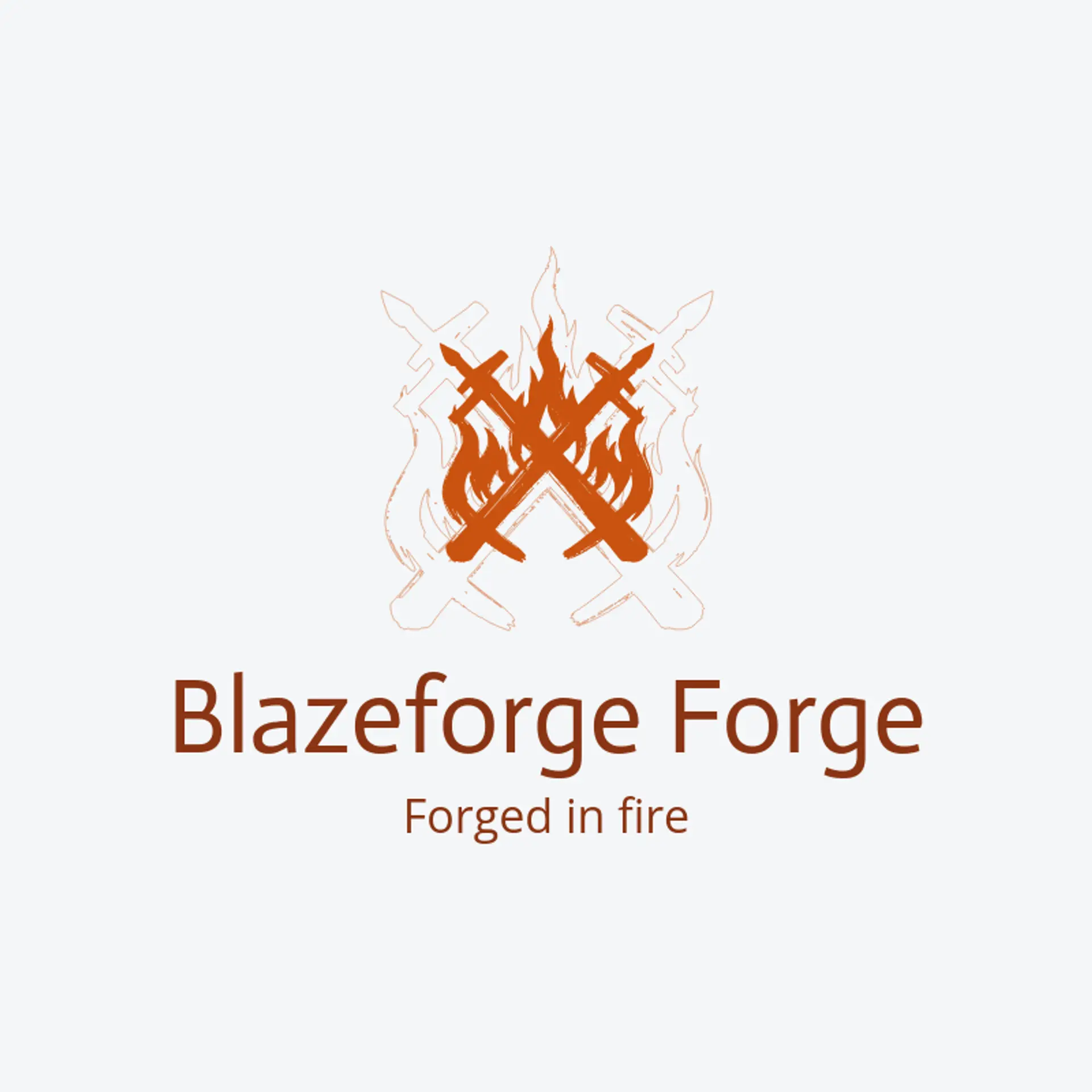 Blazeforge Forge logo for battle
