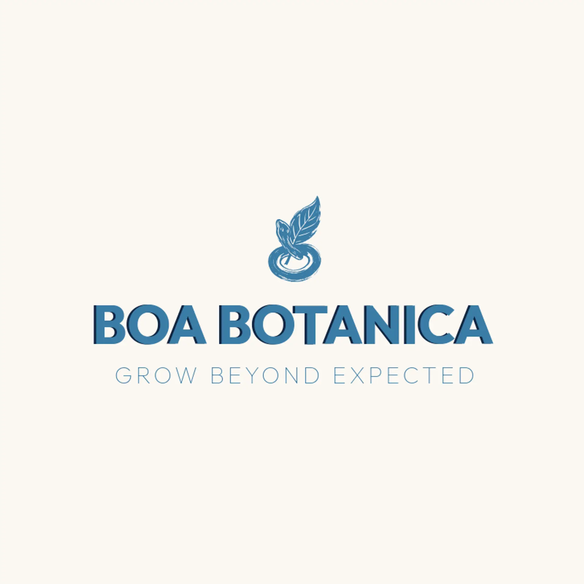 Boa Botanica logo for snake