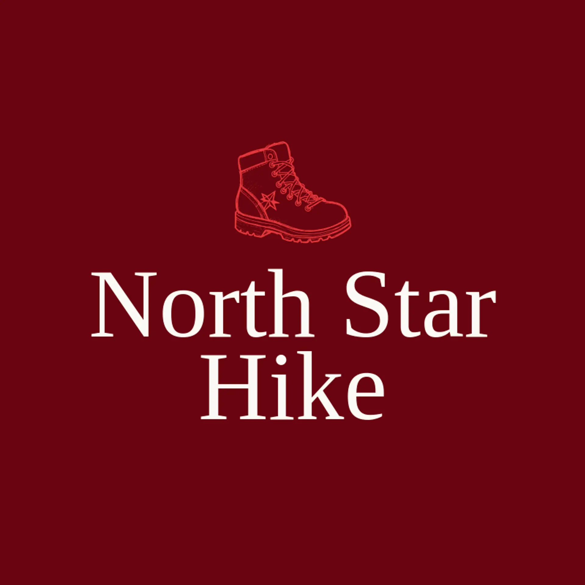 North Star Hike logo for hiking