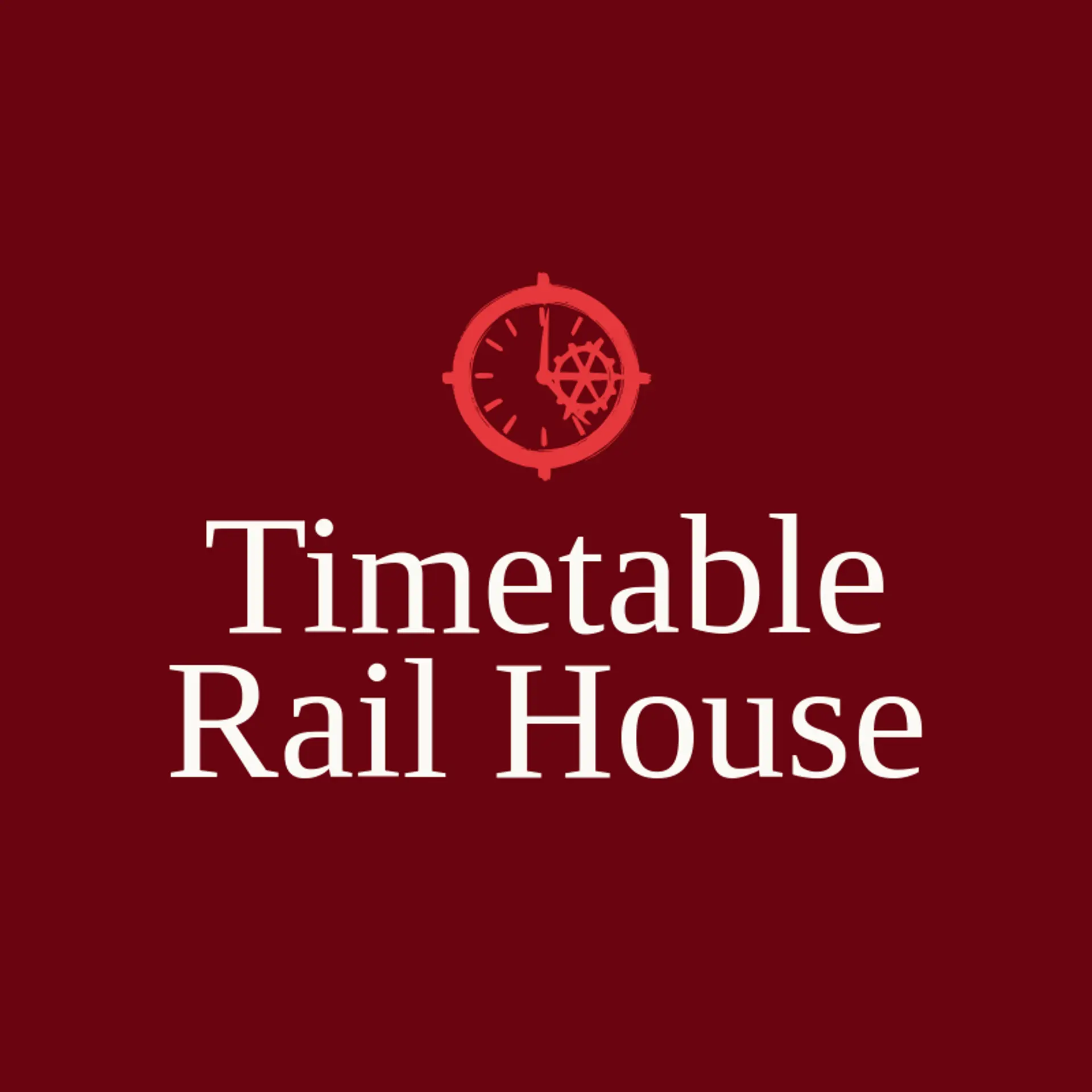 Timetable Rail House logo for railroad