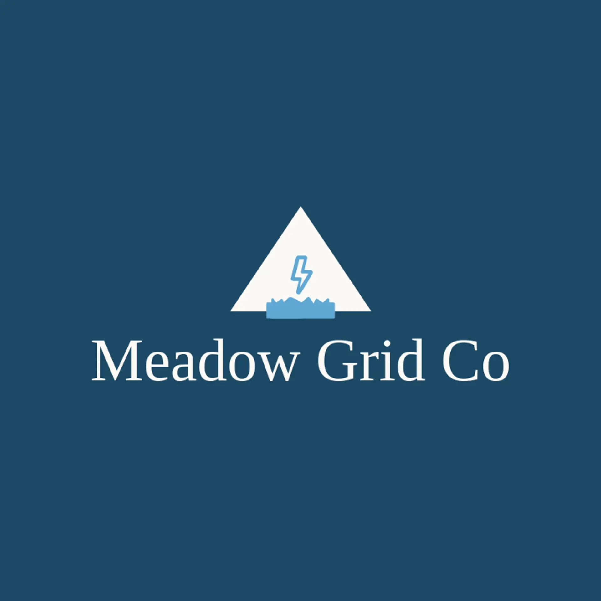 Meadow Grid Co logo for electricity