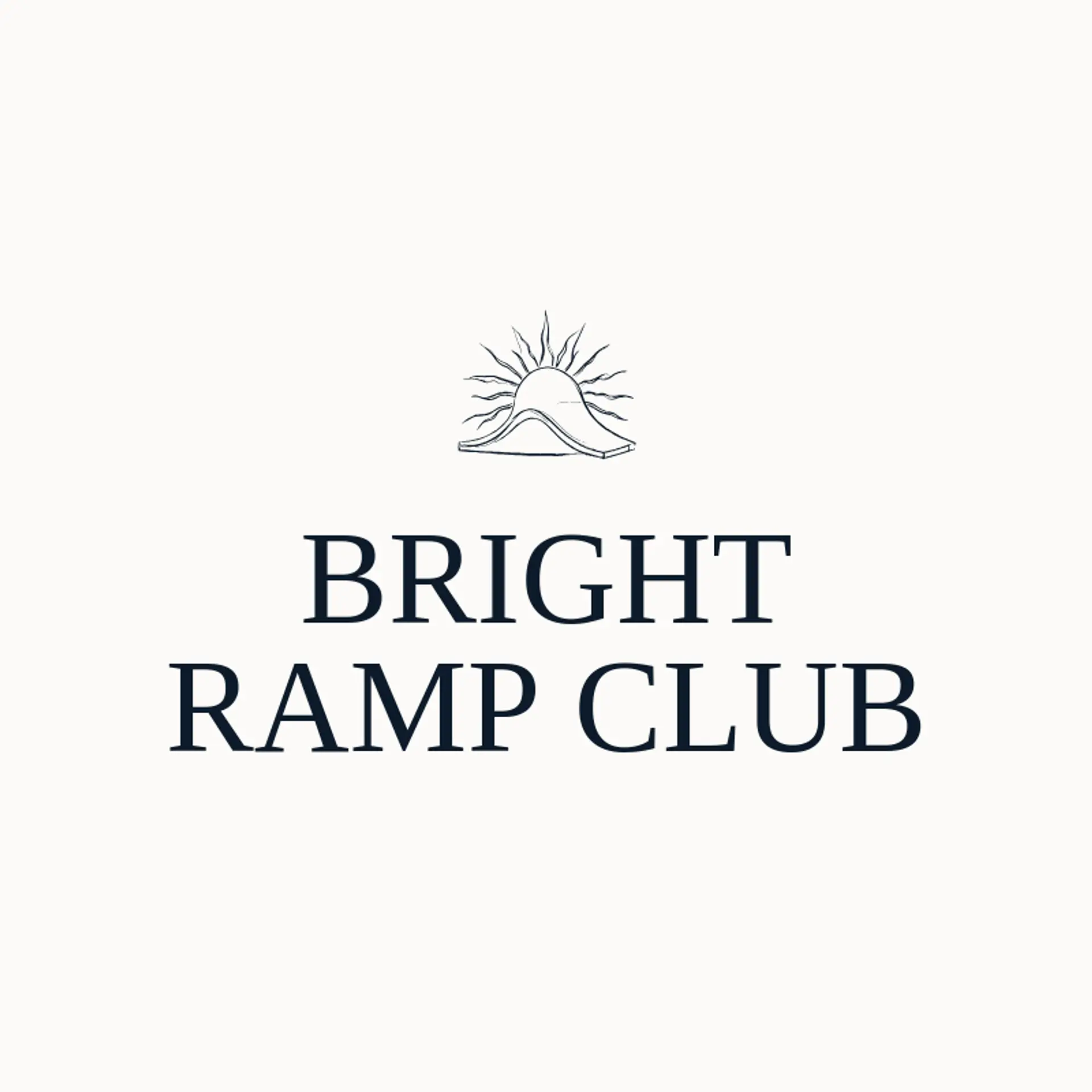Bright Ramp Club logo for skate