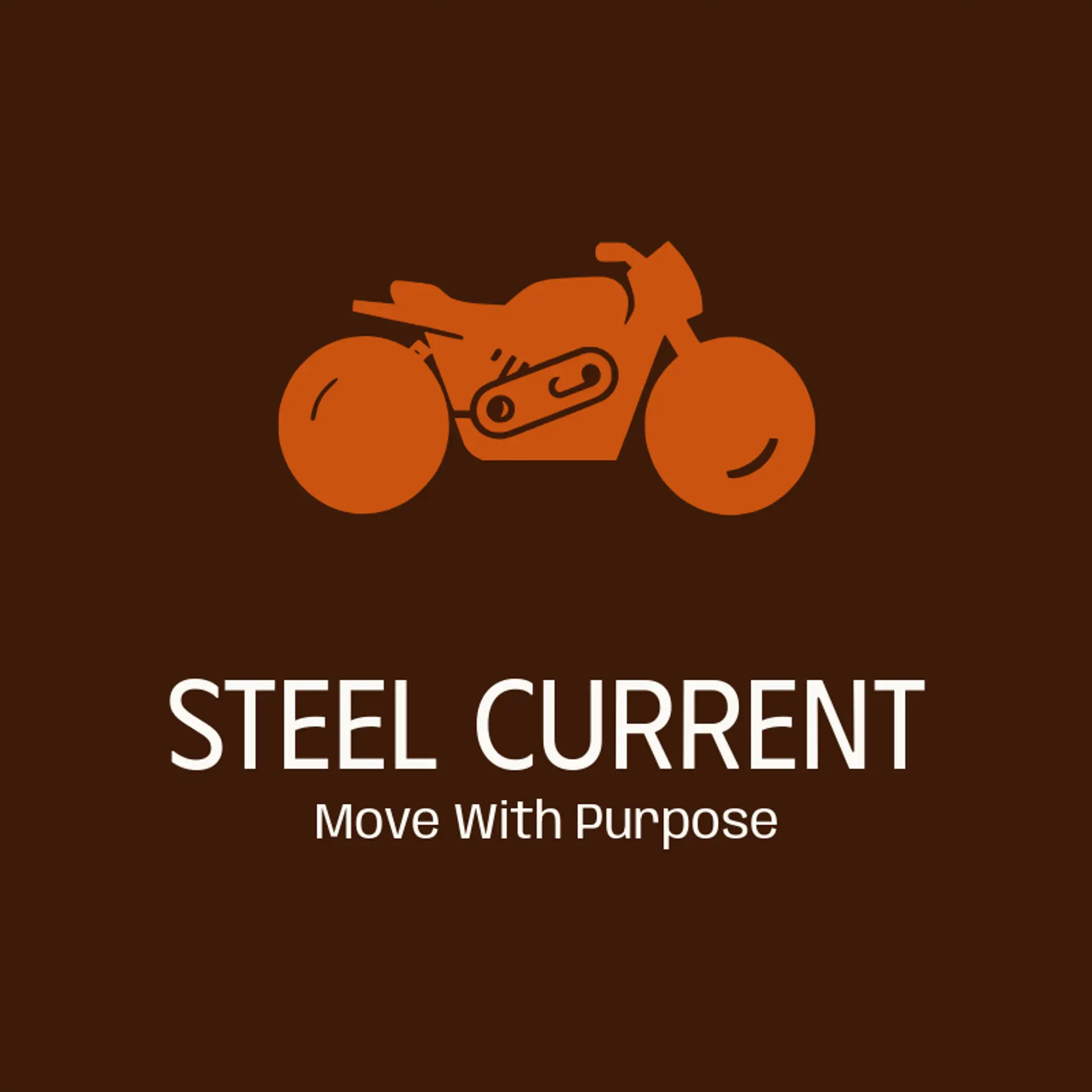 Steel Current logo for motorcycle