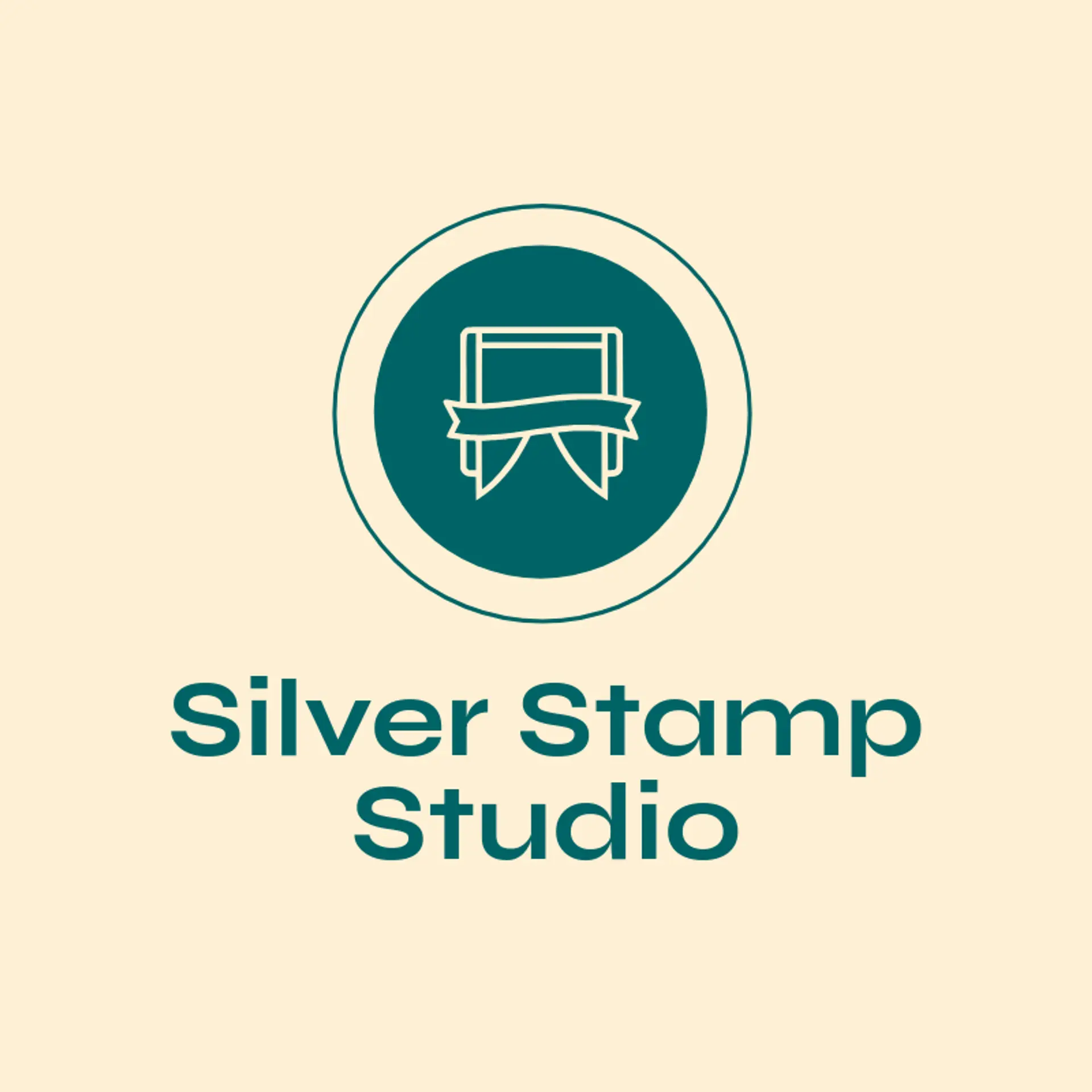 Silver Stamp Studio logo for notary