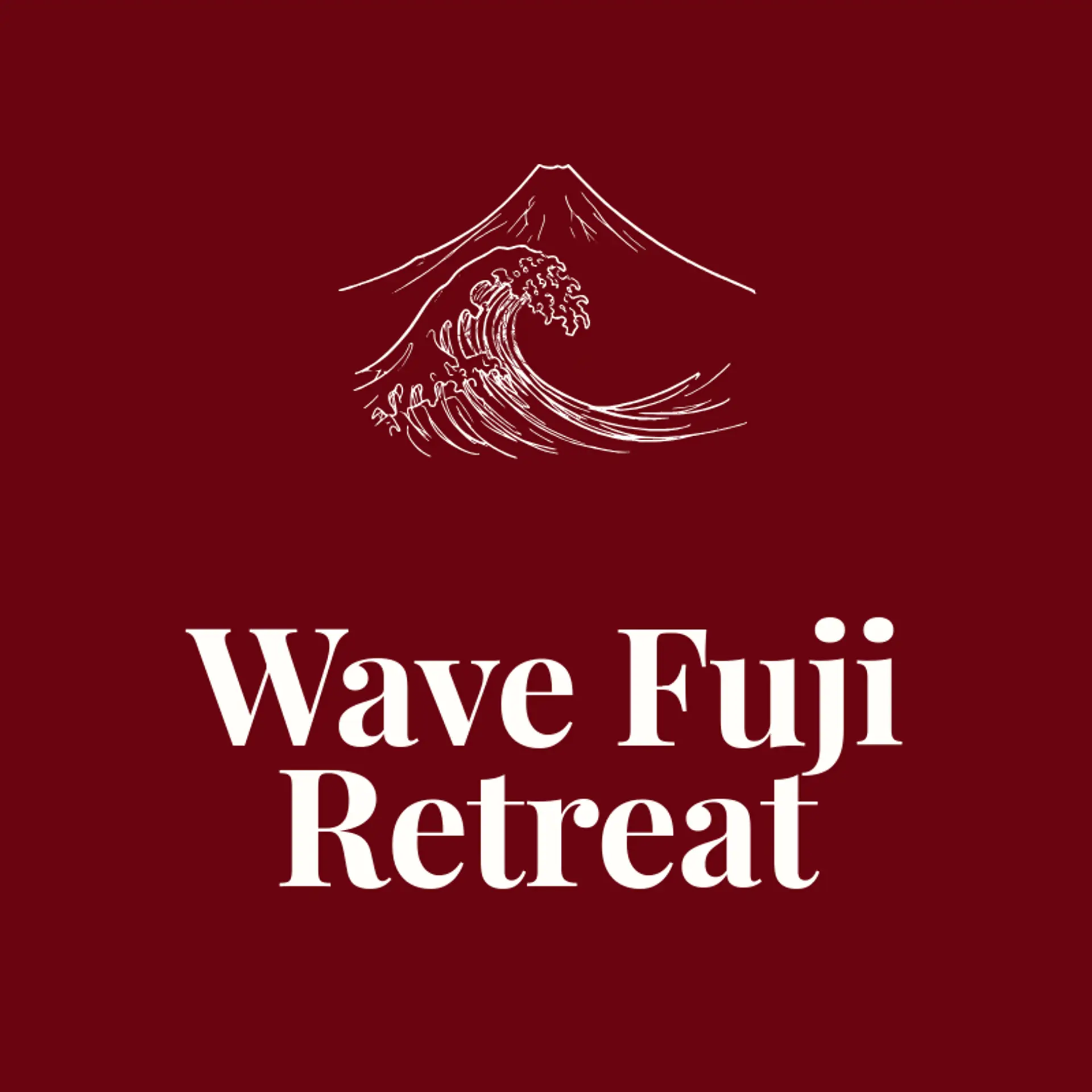 Wave Fuji Retreat logo for japan