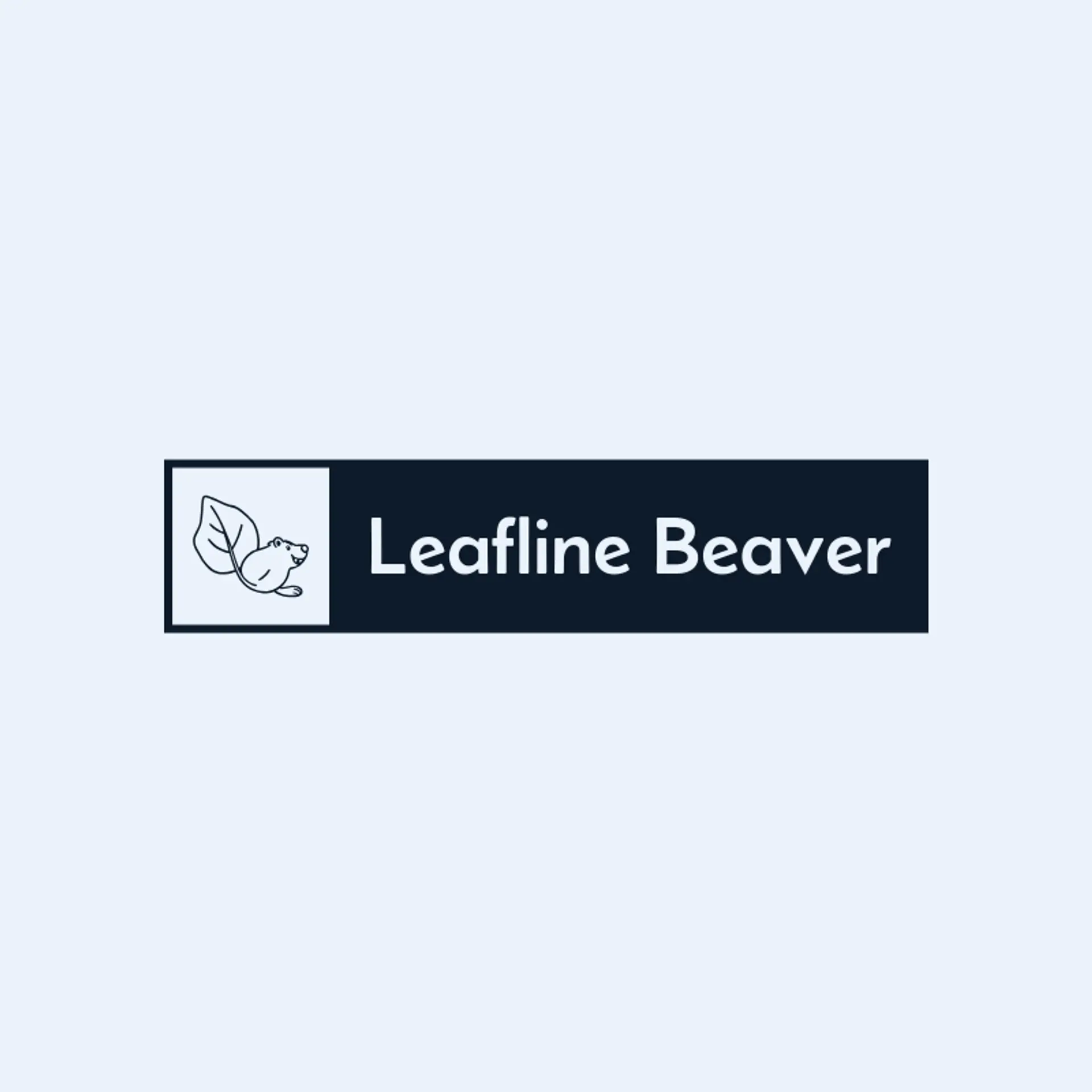 Leafline Beaver logo for beaver
