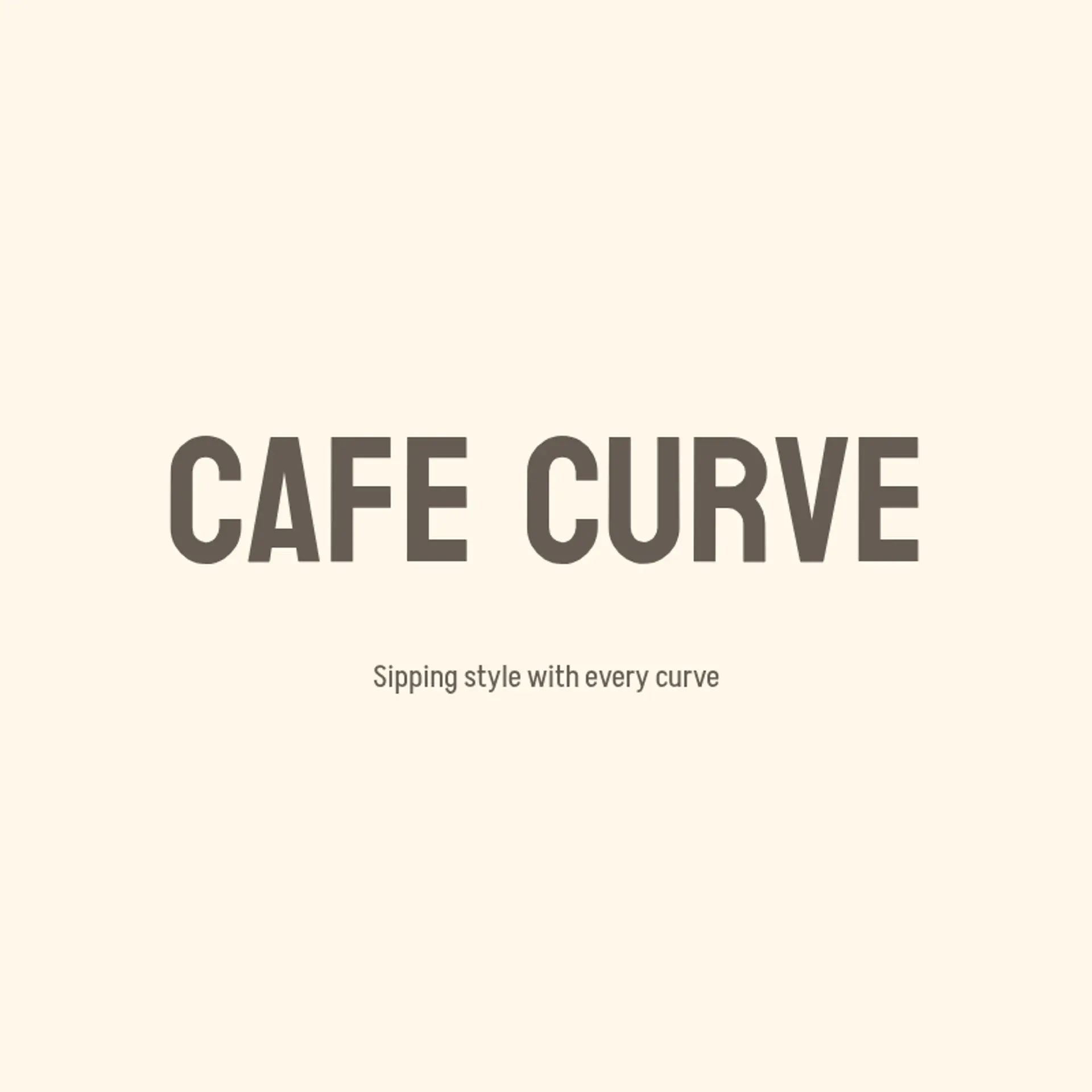 Cafe Curve logo for cafe