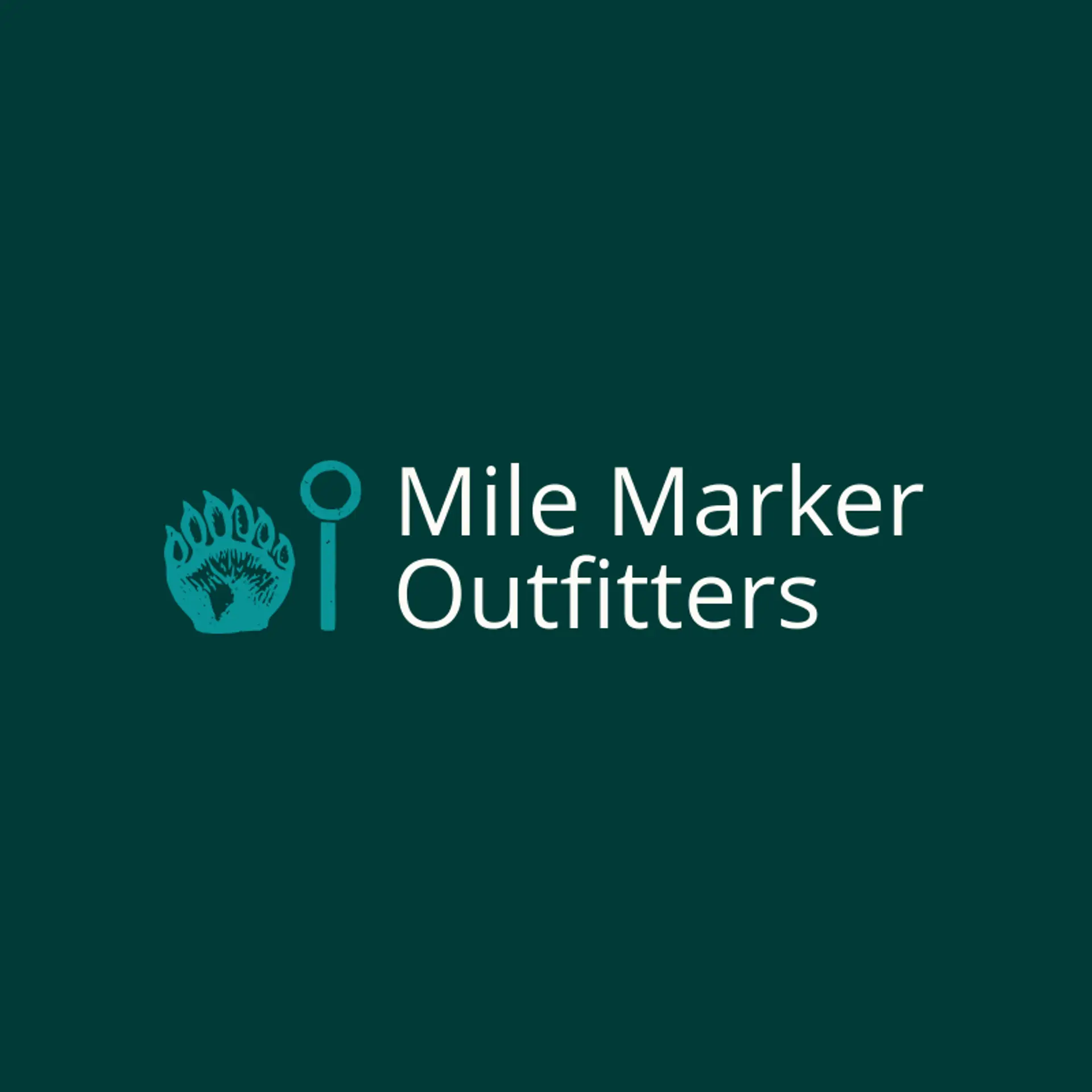 Mile Marker Outfitters logo for grizzly bear