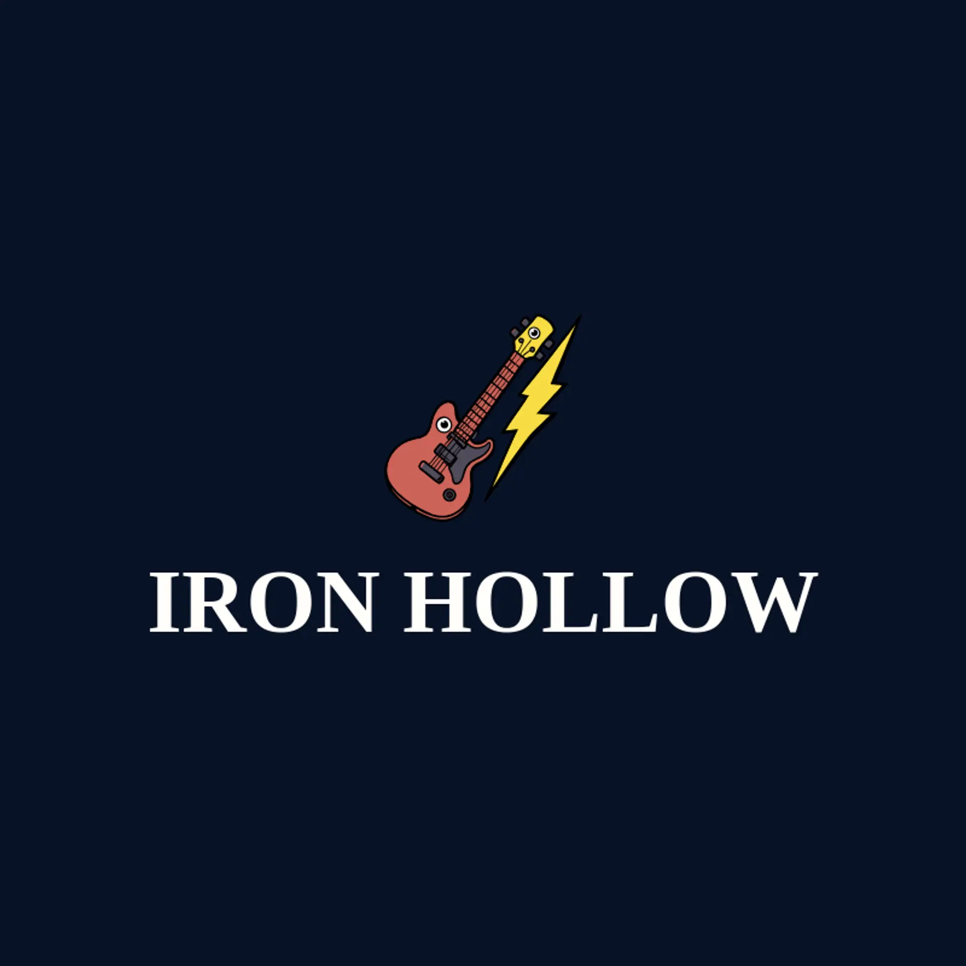 Iron Hollow logo for rock band