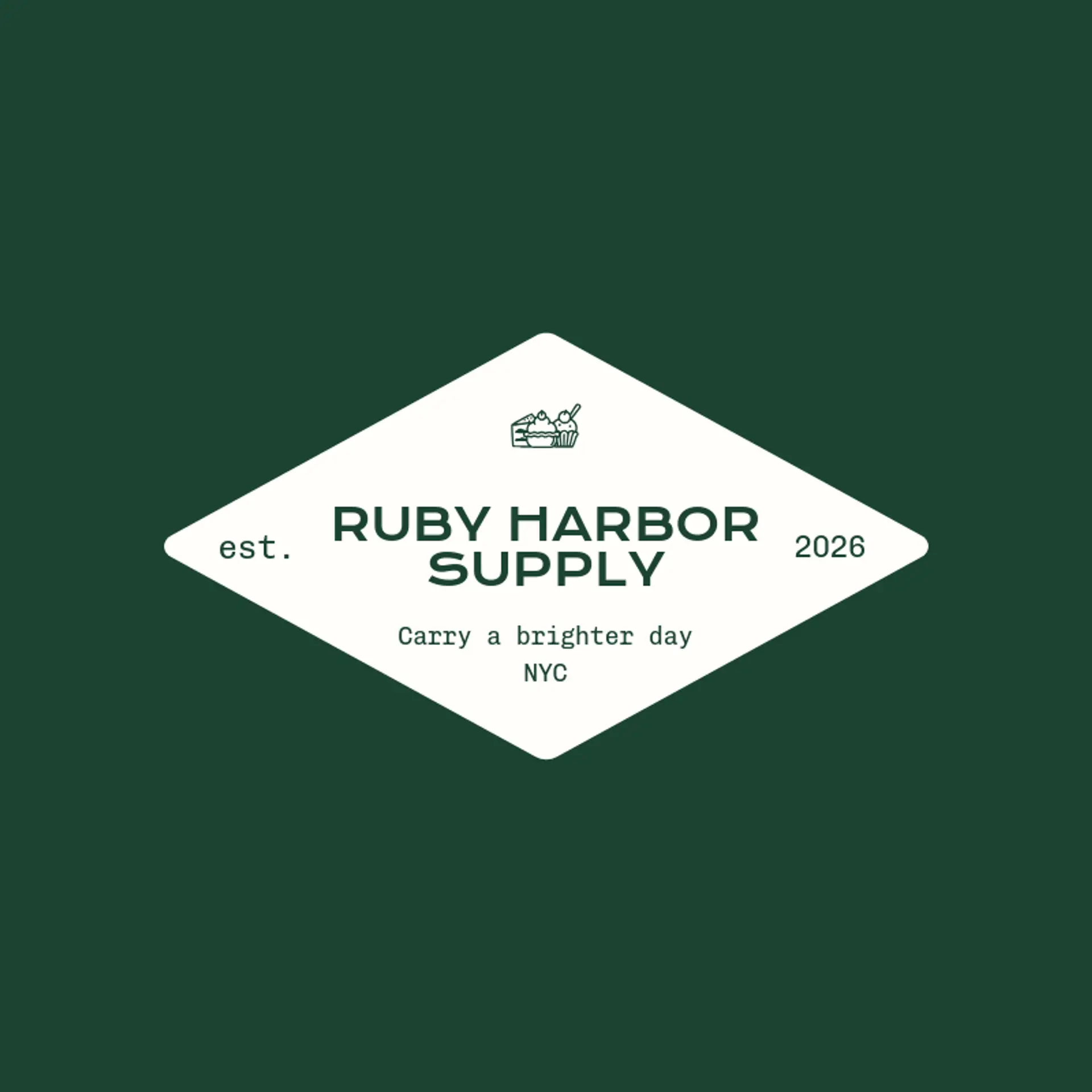 Ruby Harbor Supply logo for cherry